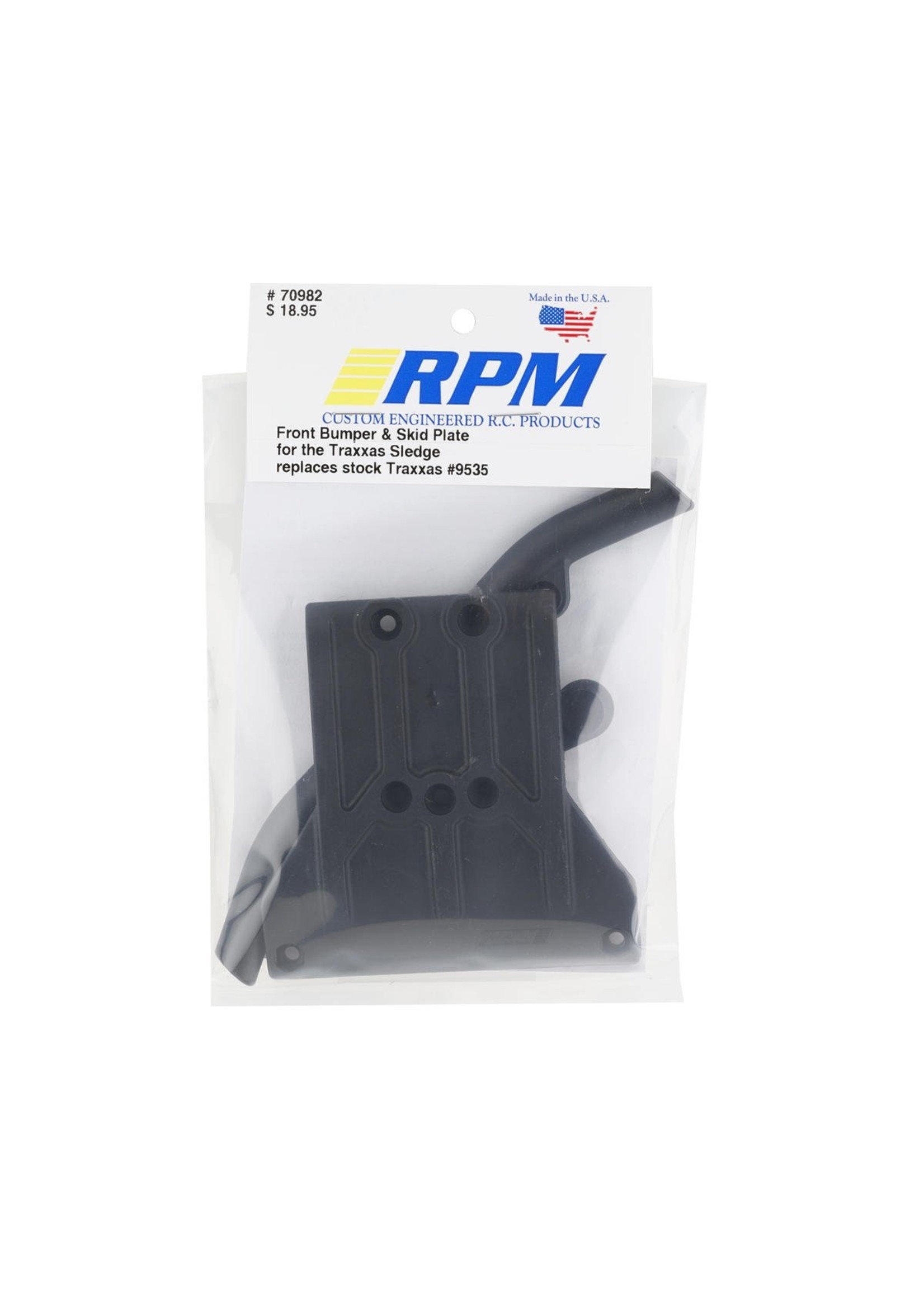 RPM 70982 - Sledge Front Bumper & Skid Plate