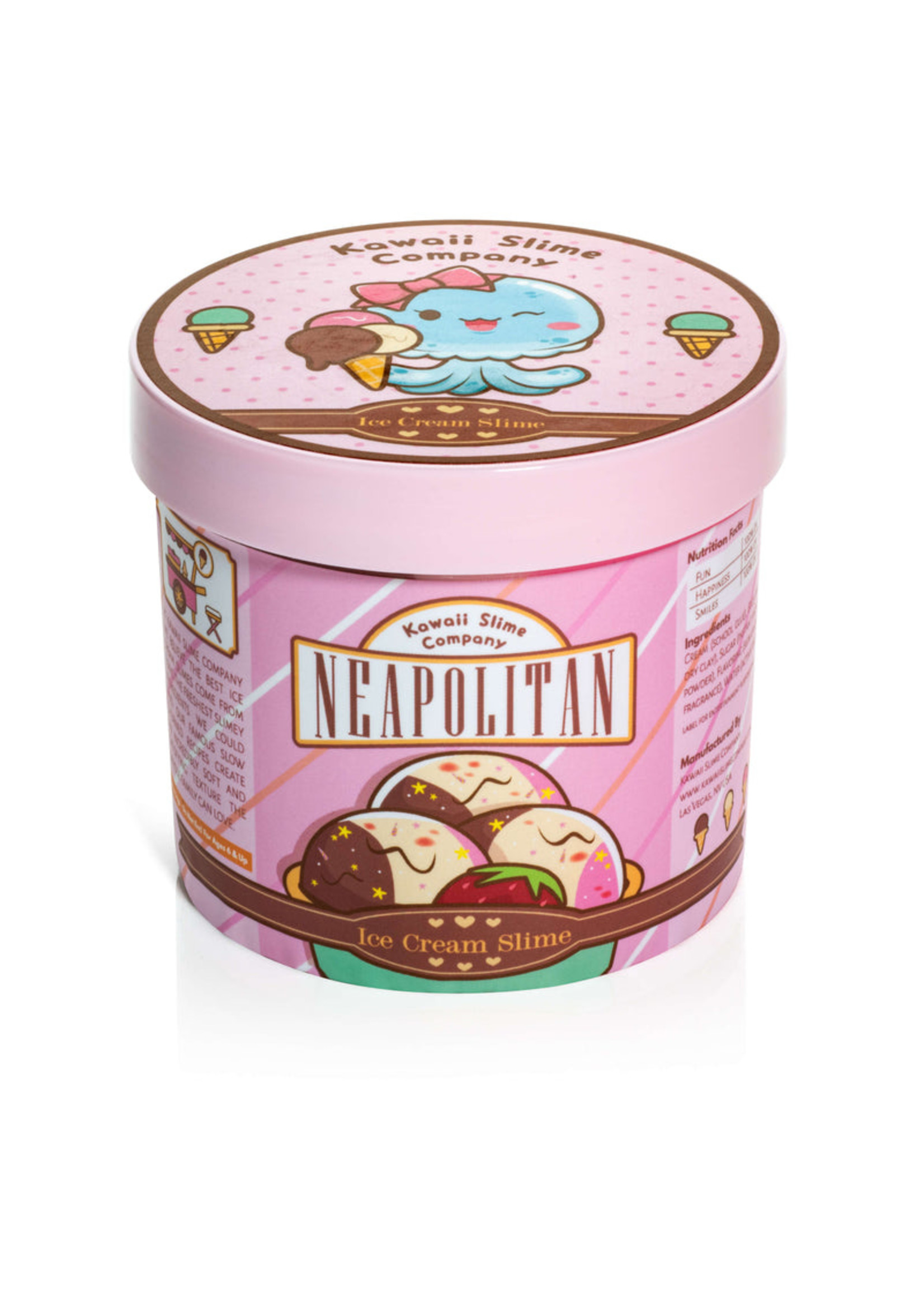 Kawaii Company "Neapolitan" Ice Cream Slime