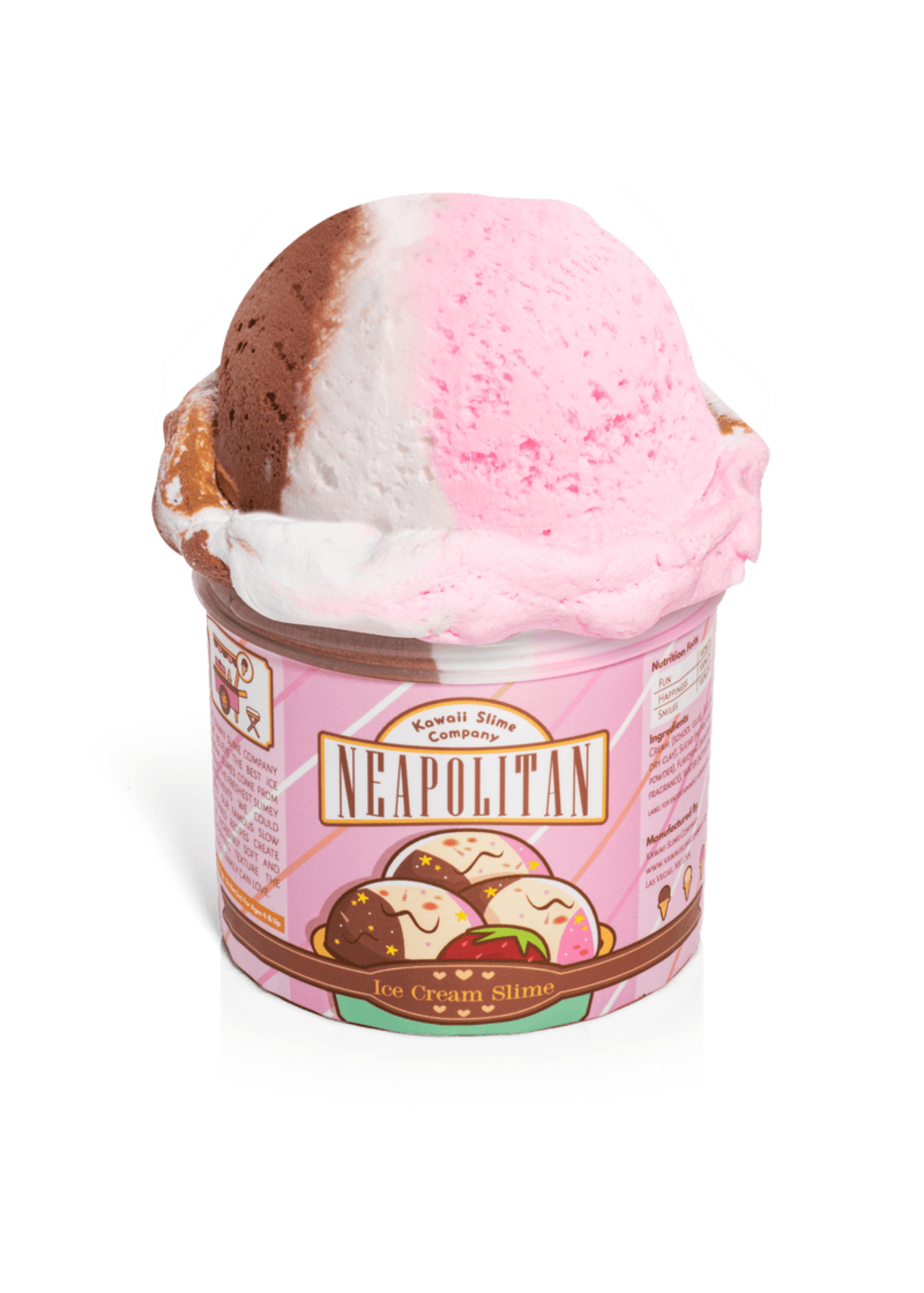Kawaii Company "Neapolitan" Ice Cream Slime