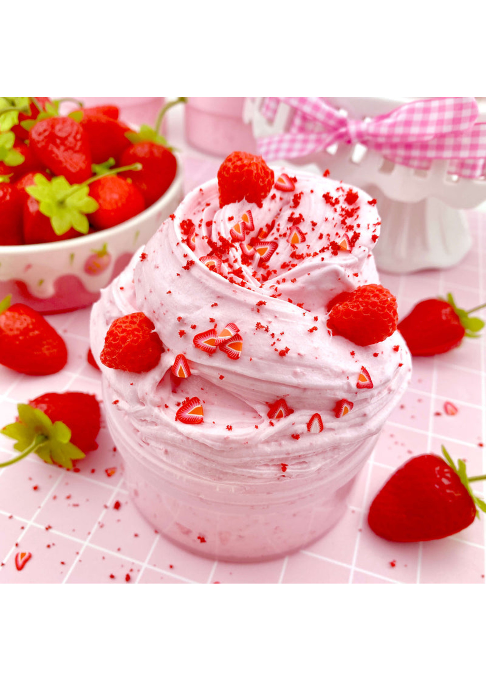 Kawaii Company "Strawberry Mousse" Fluffy Butter Slime