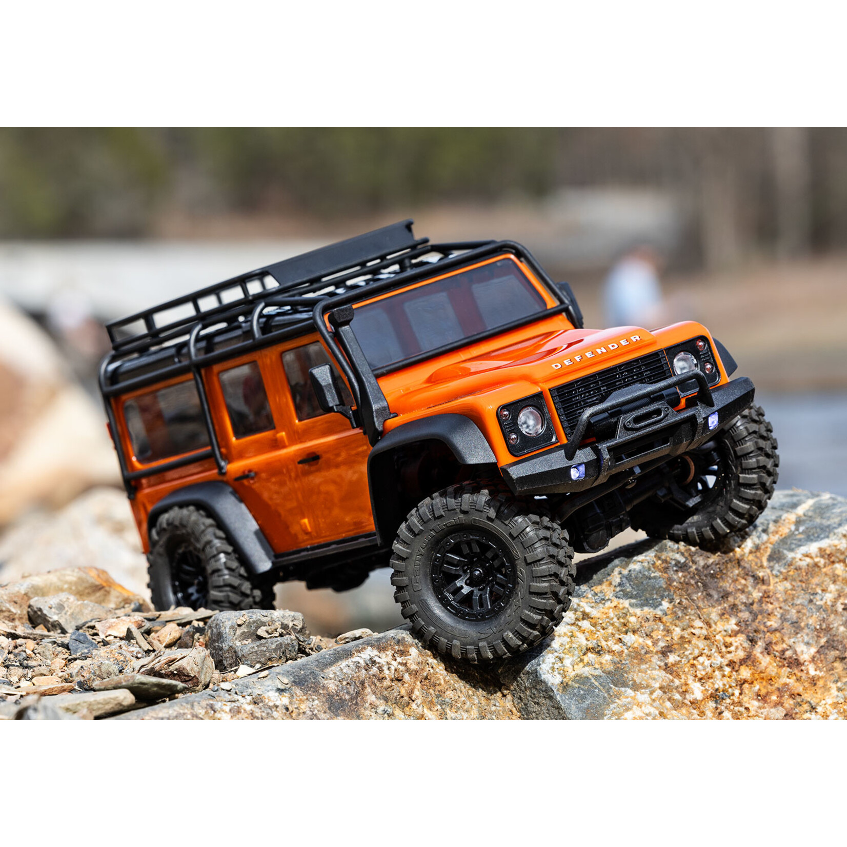 Traxxas 970541ORNG - 1/18 RTR Scale and Trail Defender - Orange
