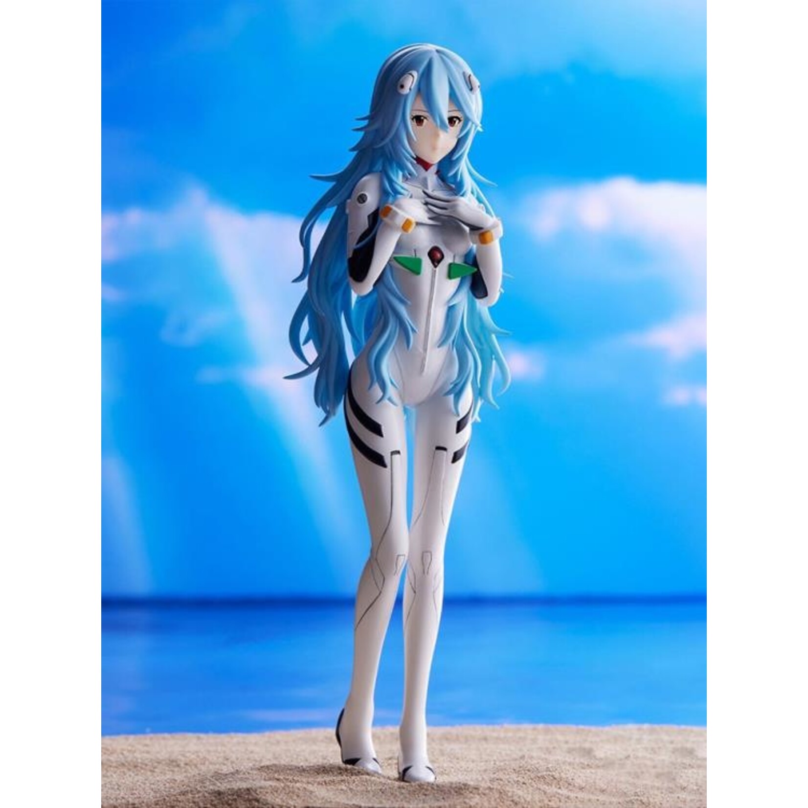 Sega "Evangelion: 3.0 Thrice Upon A Time" Rei Ayanami Figure - Long Hair Version