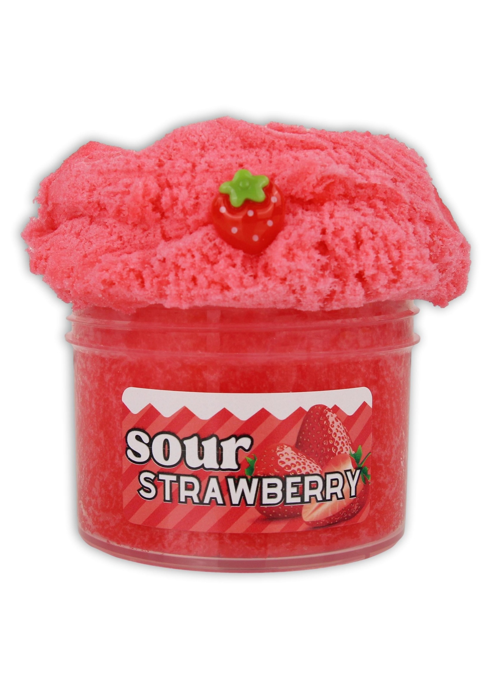 Dope Slimes Sour Strawberry Cloud Slime - 8 oz