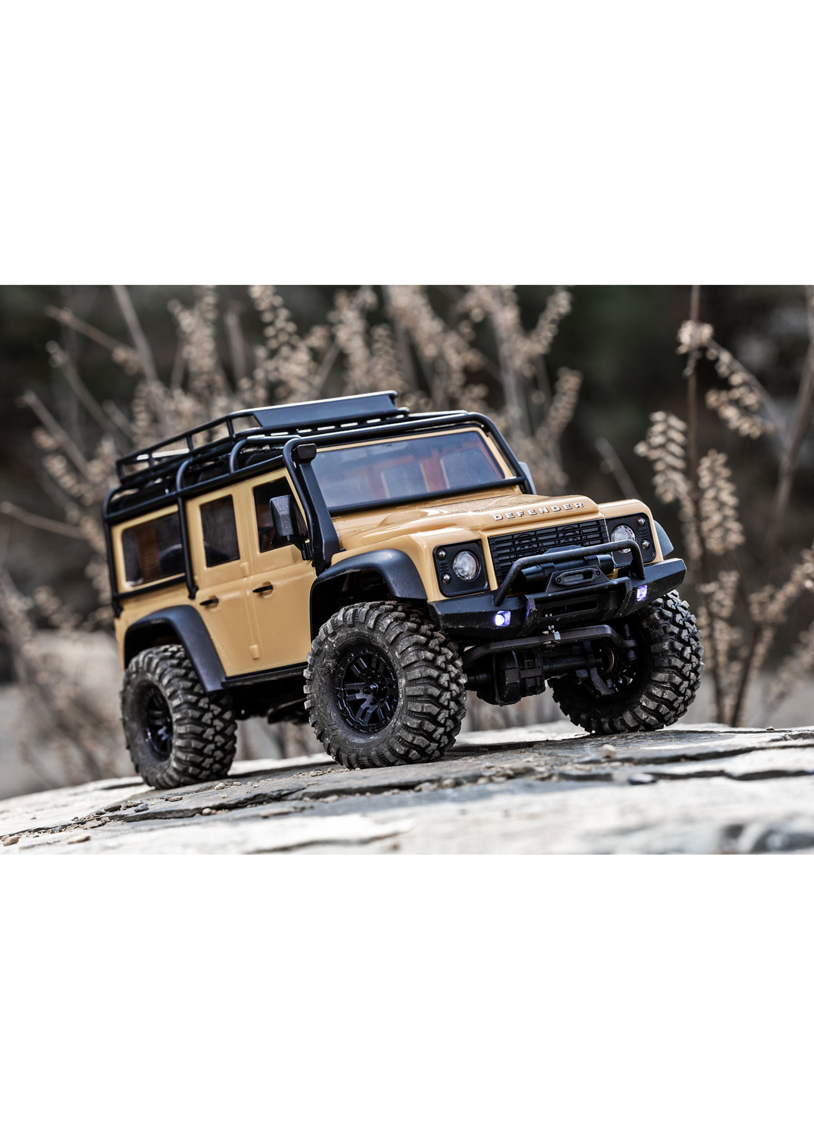 Traxxas 970541TAN - 1/18 RTR Scale and Trail Defender - Tan