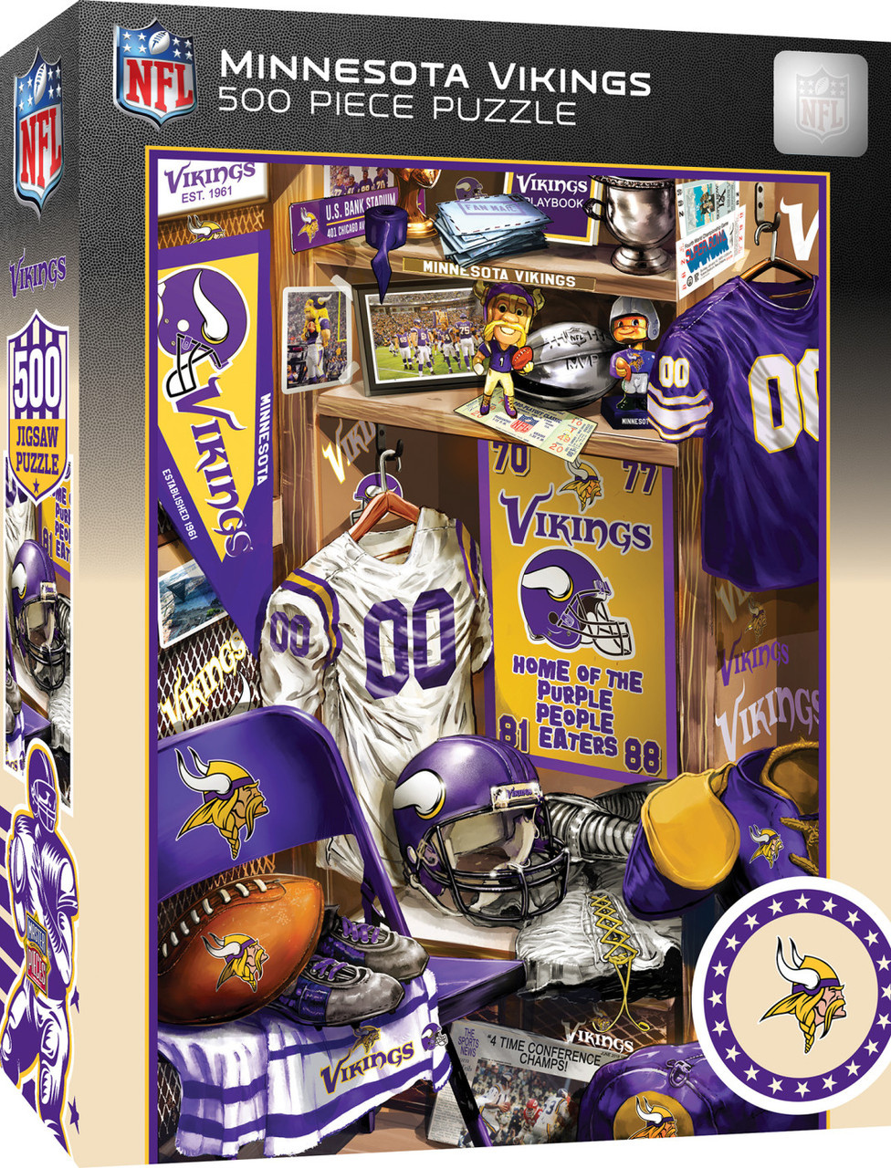 Vikings Locker Room - 500 Piece Puzzle