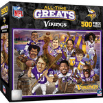 Masterpiece Puzzles Vikings All-Time Greats - 500 Piece Puzzle