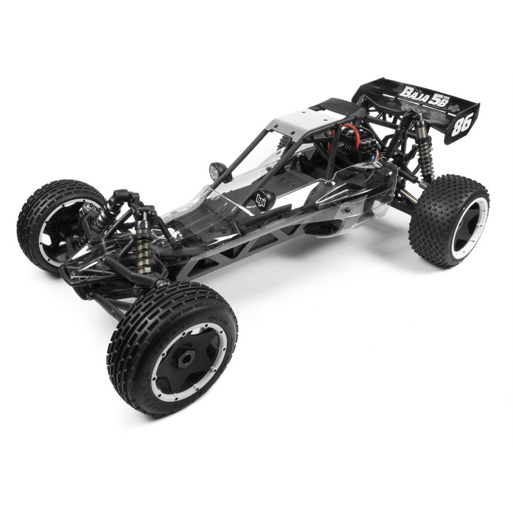 HPI 1/5 Scale Baja 5B Flux 2WD Electric Desert Buggy SBK - Clear