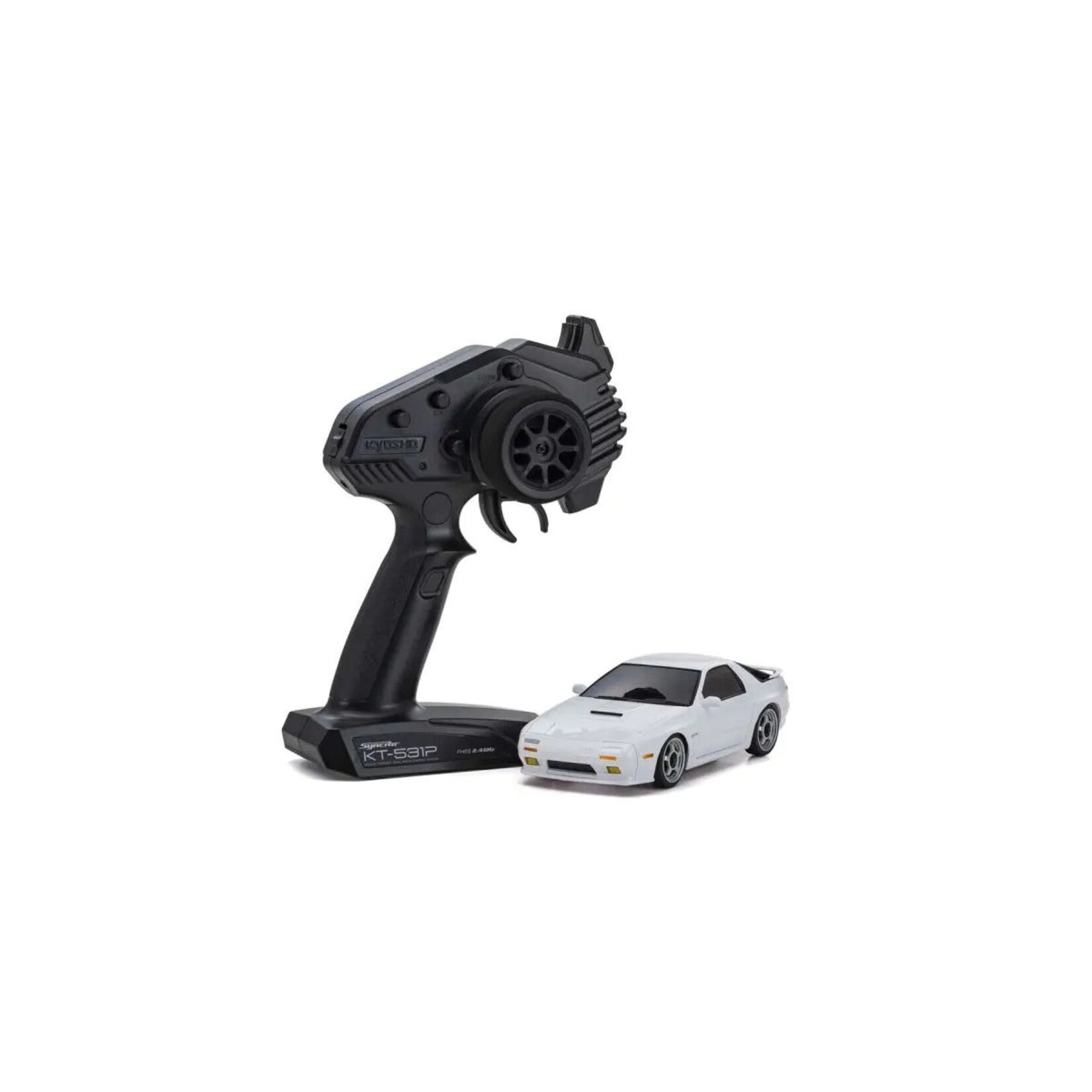 Kyosho MINI-Z AWD Mazda Savanna RX-7 FC3S, White - Readyset