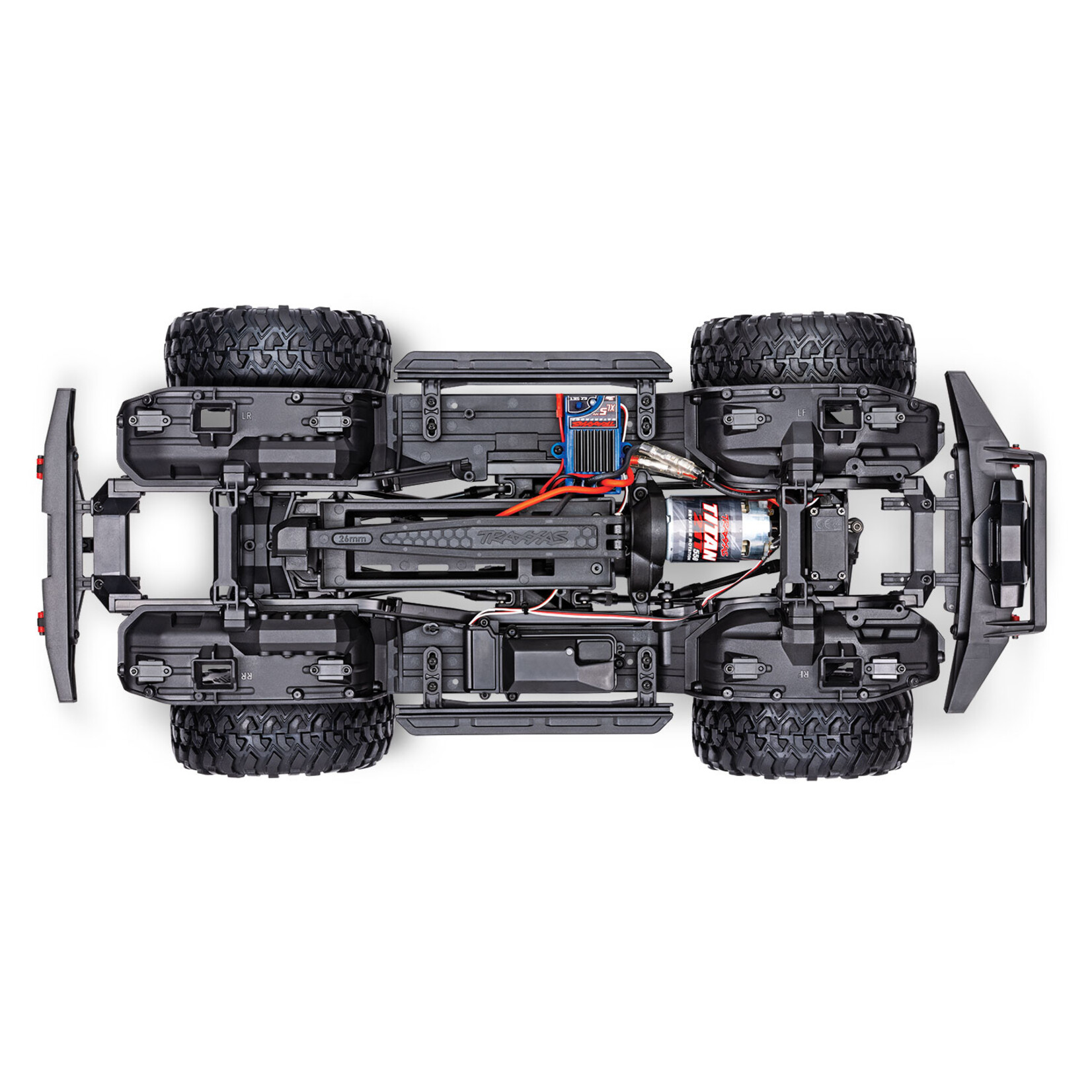 Traxxas 820444RED - TRX-4 Sport, High Trail Edition - Red