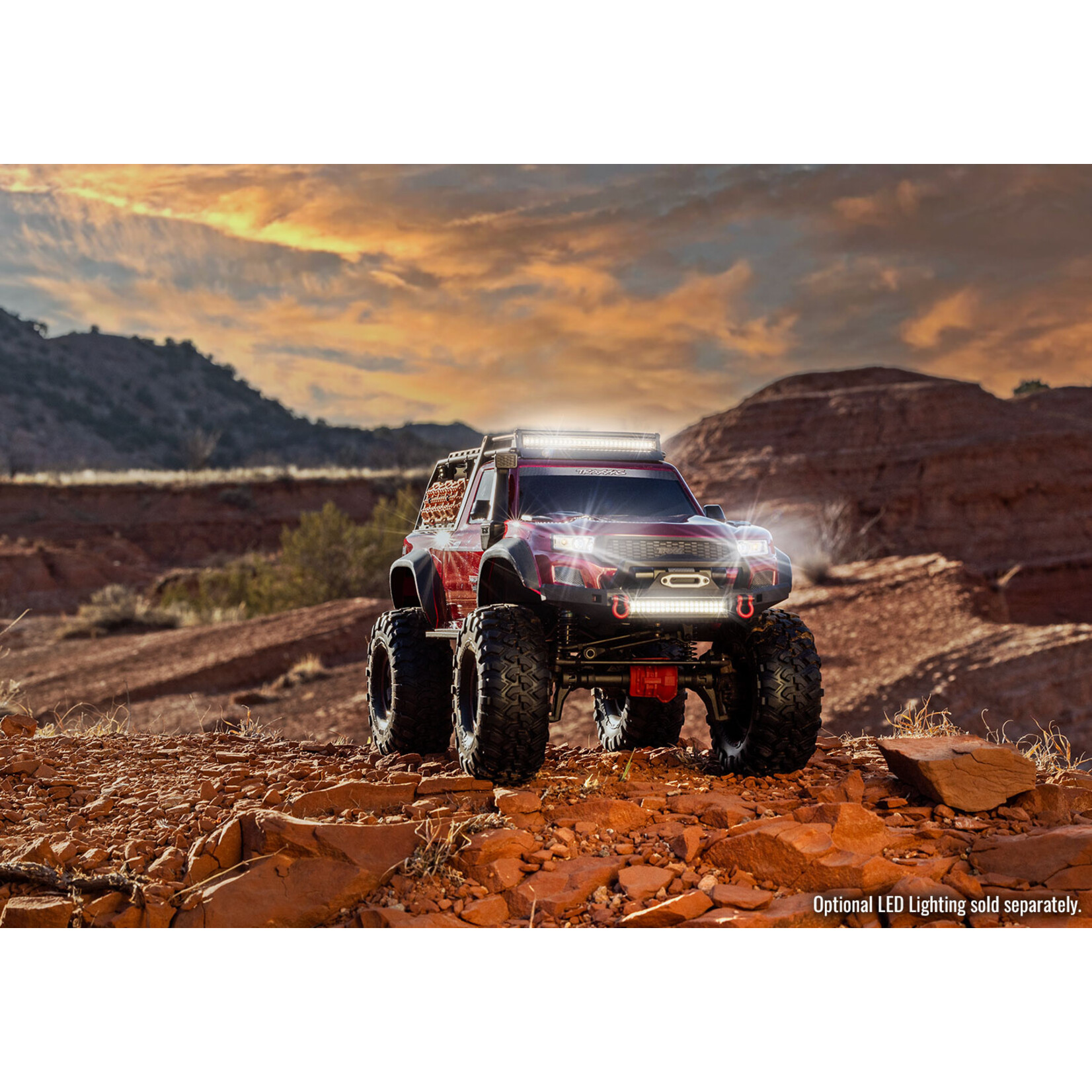 Traxxas 820444RED - TRX-4 Sport, High Trail Edition - Red