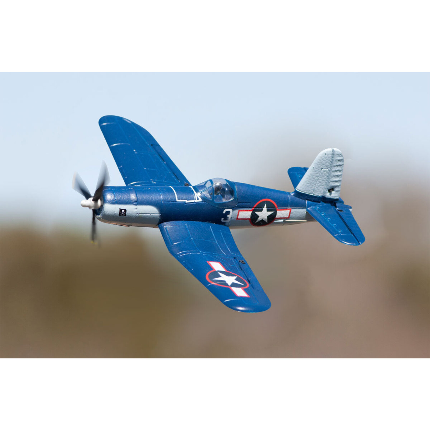 Rage RC RGRA1301V2  - F4U Corsair Jolly Rogers Micro RTF Airplane With PASS