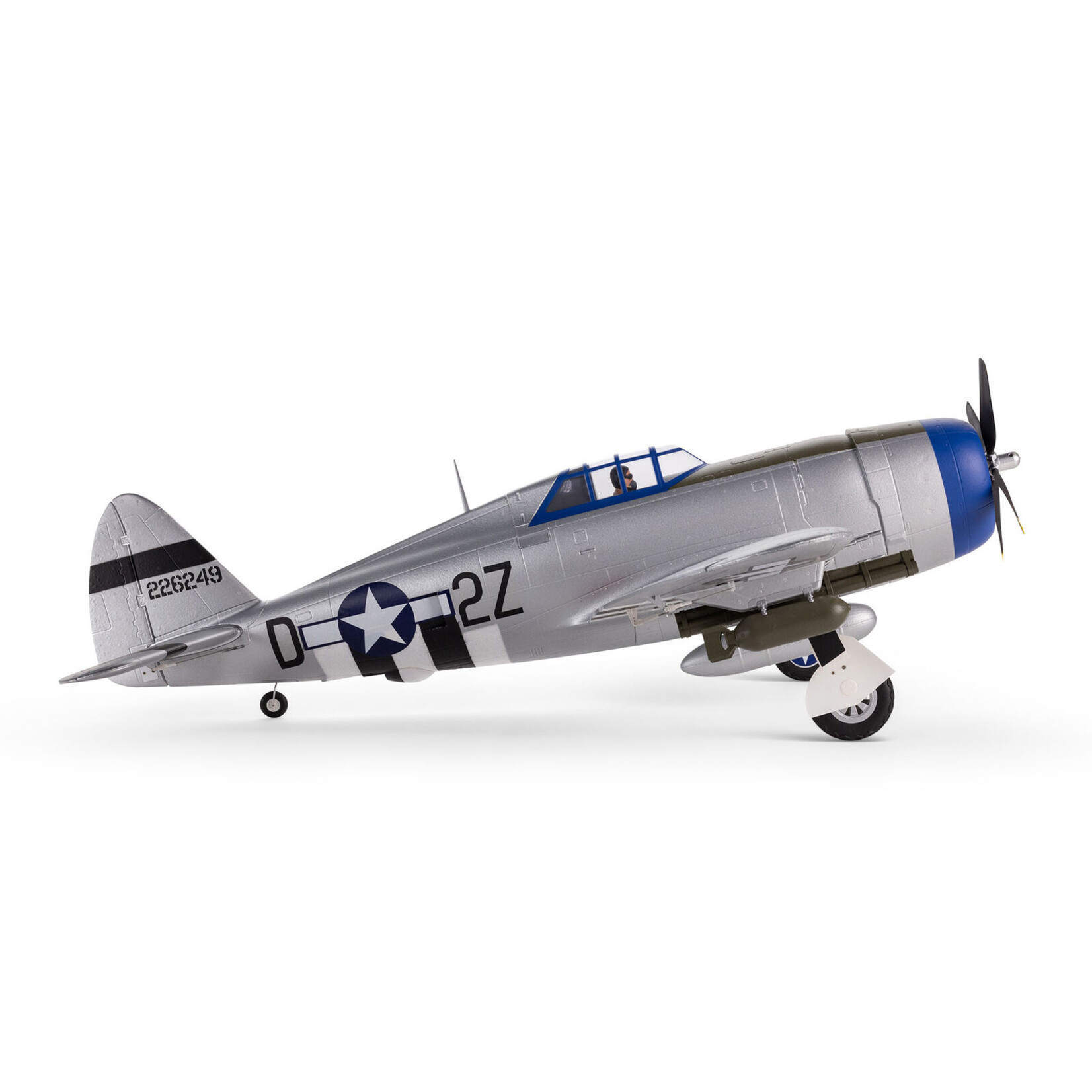 E-flite EFL08450 - P-47 Razorback 1.2m BNF Basic With AS3X & SAFE