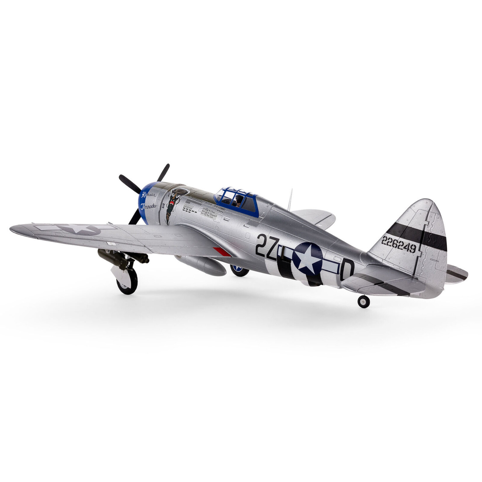 E-flite EFL08450 - P-47 Razorback 1.2m BNF Basic With AS3X & SAFE