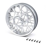 Losi LOS46003 - Promoto-MX Rear Wheel Set - Satin Chrome
