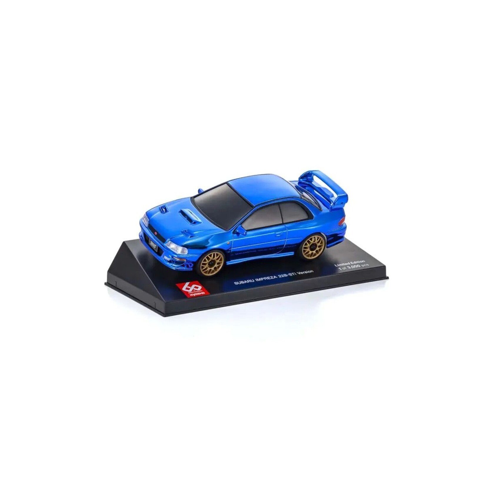 Kyosho MZP457CBL - 60th Anniversary Subaru Impreza 22B-STi Version - Chrome Blue