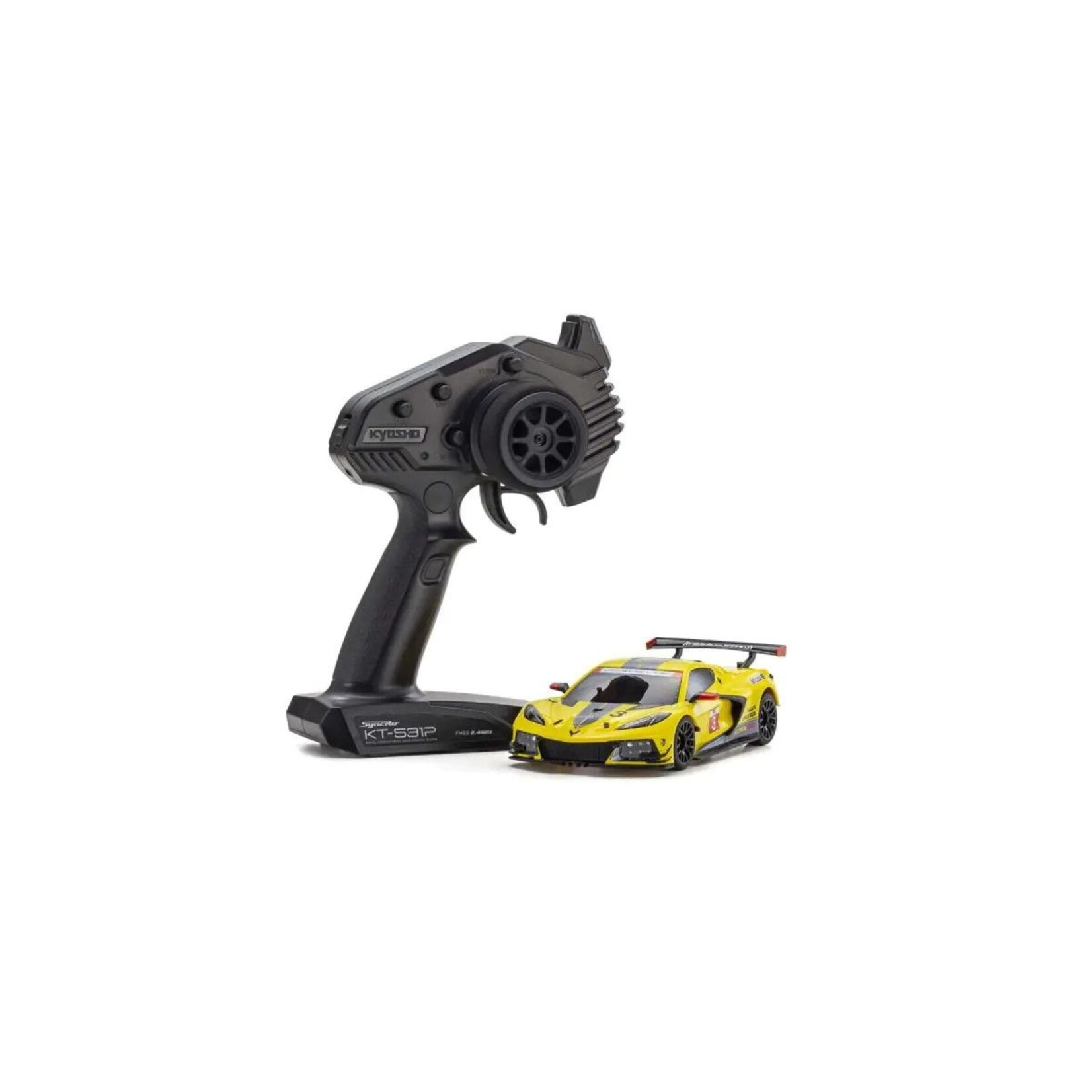 Kyosho MINI-Z RWD Chevrolet Corvette C8.R, Yellow - Readyset