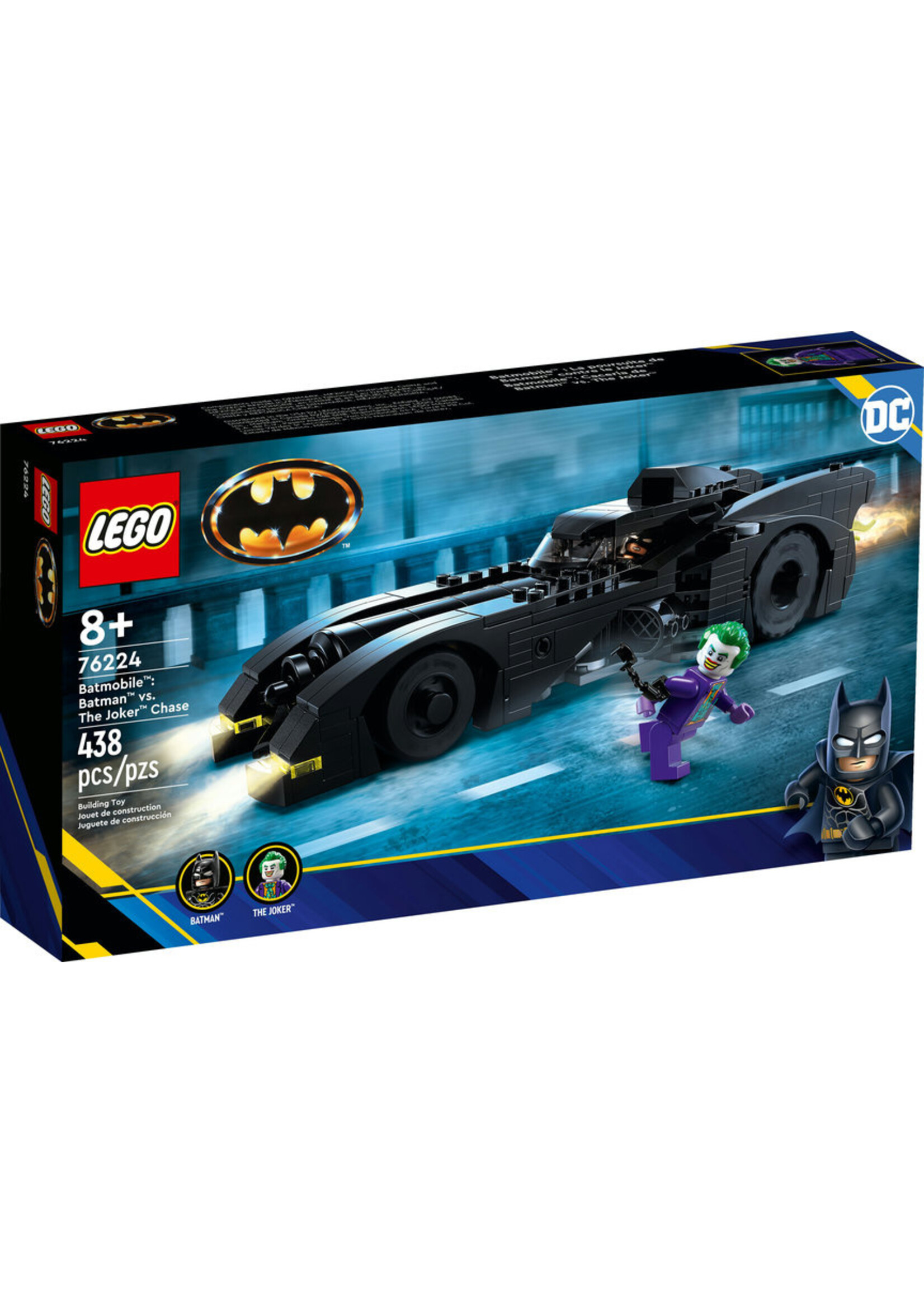 LEGO DC Comics 76224 La Batmobile : Poursuite entre Batman et le