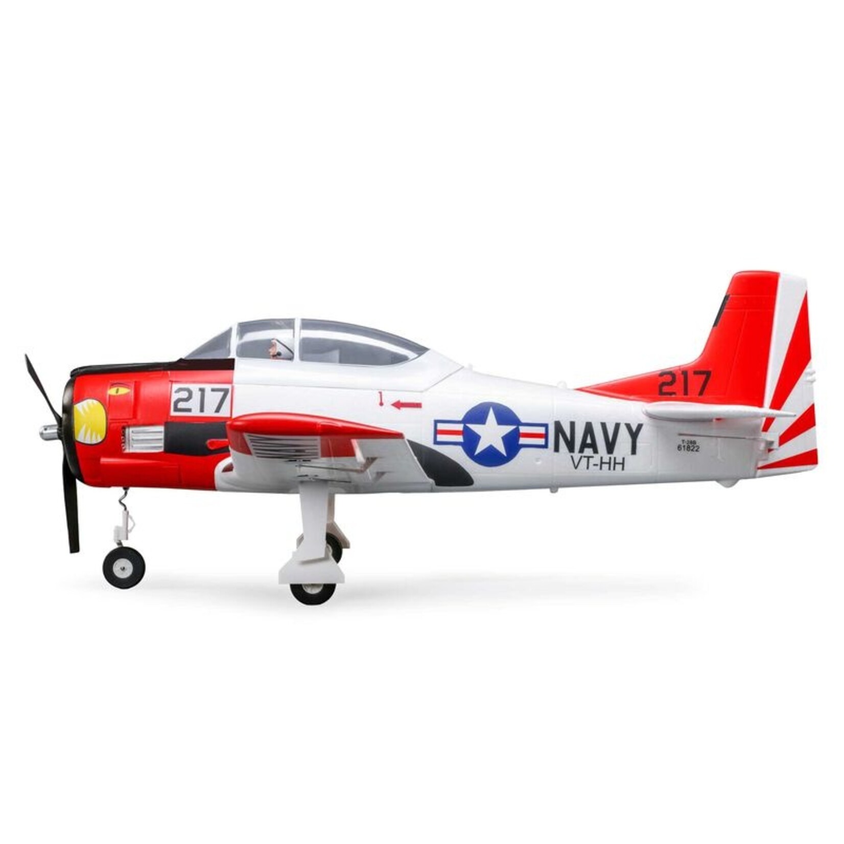 E-flite EFL18350 - T-28 Trojan 1.2m BNF Basic With SMART