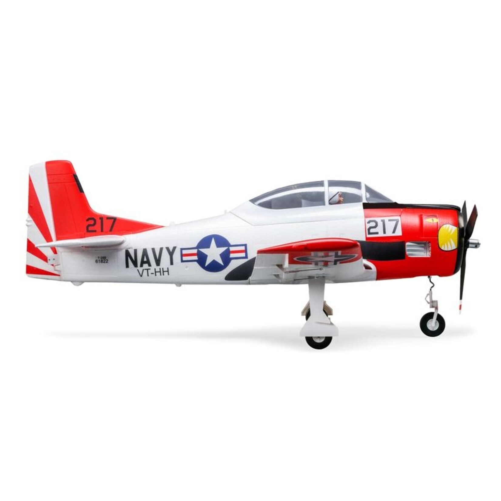 E-flite EFL18350 - T-28 Trojan 1.2m BNF Basic With SMART