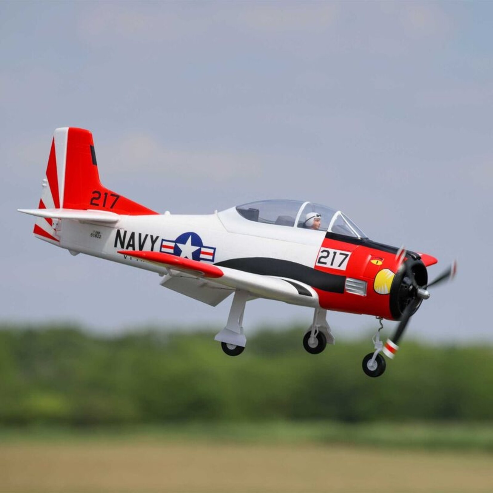 E-flite EFL18350 - T-28 Trojan 1.2m BNF Basic With SMART