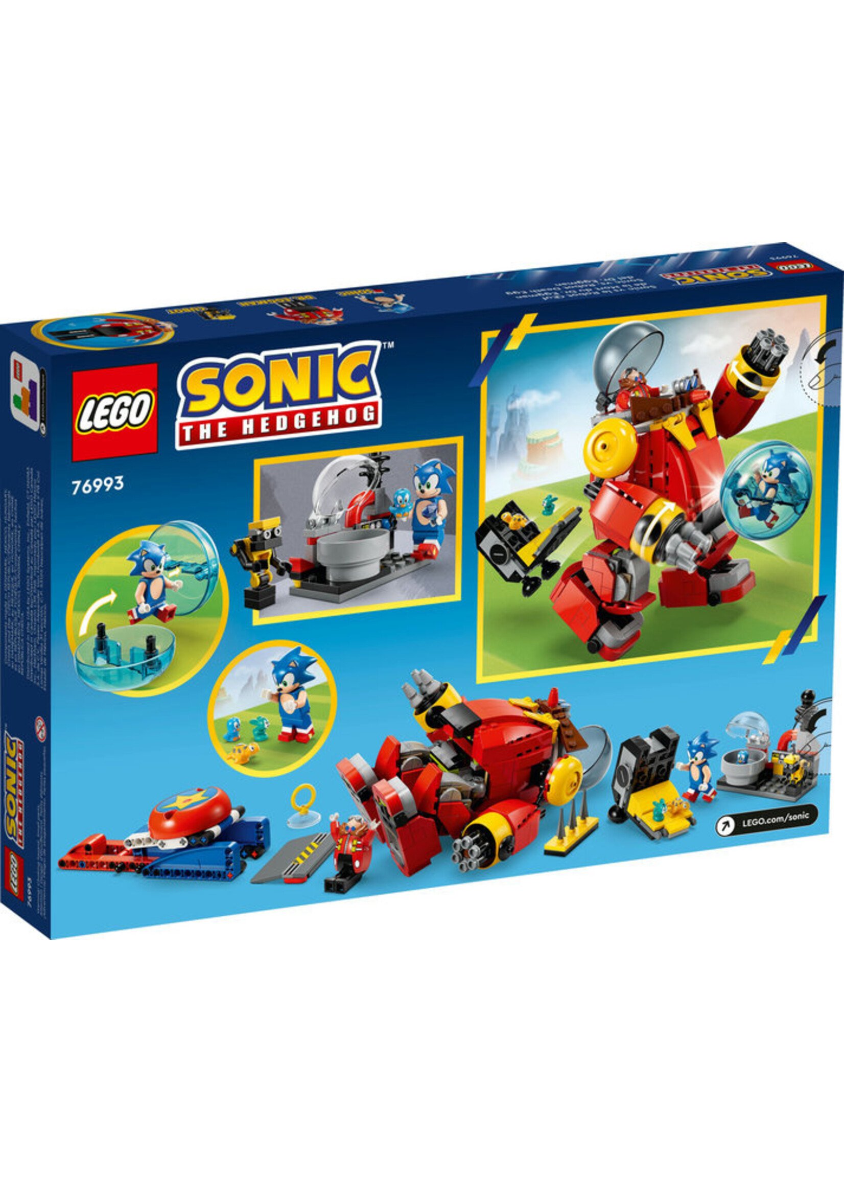 LEGO® Sonic 76993 Sonic vs. Dr. Eggman's Death Egg Robot, Age 8+, Building  Blocks, 2023 (615pcs)