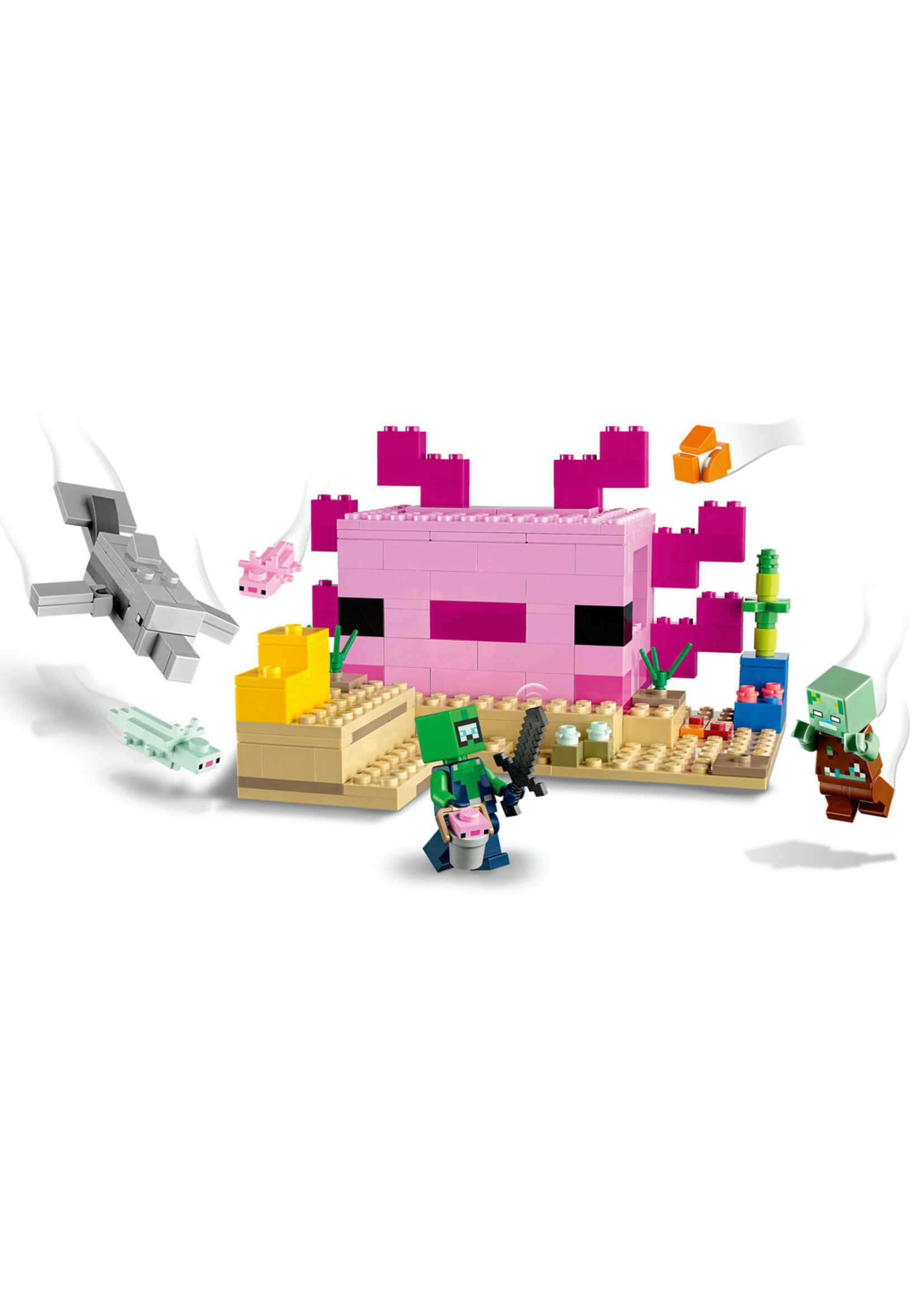 LEGO - Minecraft - A Casa do Axolotl - 21247