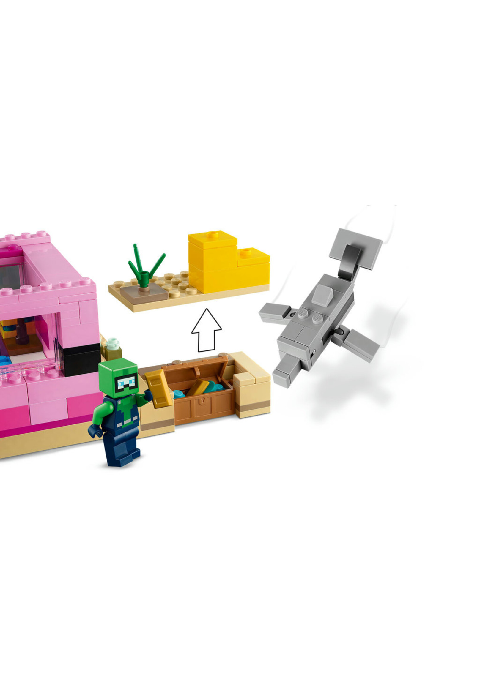 LEGO® Minecraft® 21247 A Casa de Axolotl