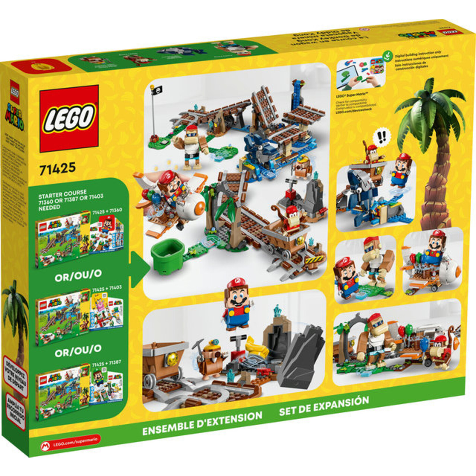 LEGO® Super Mario™ 71425 - Diddy Kong's Mine Cart Ride Expansion Set