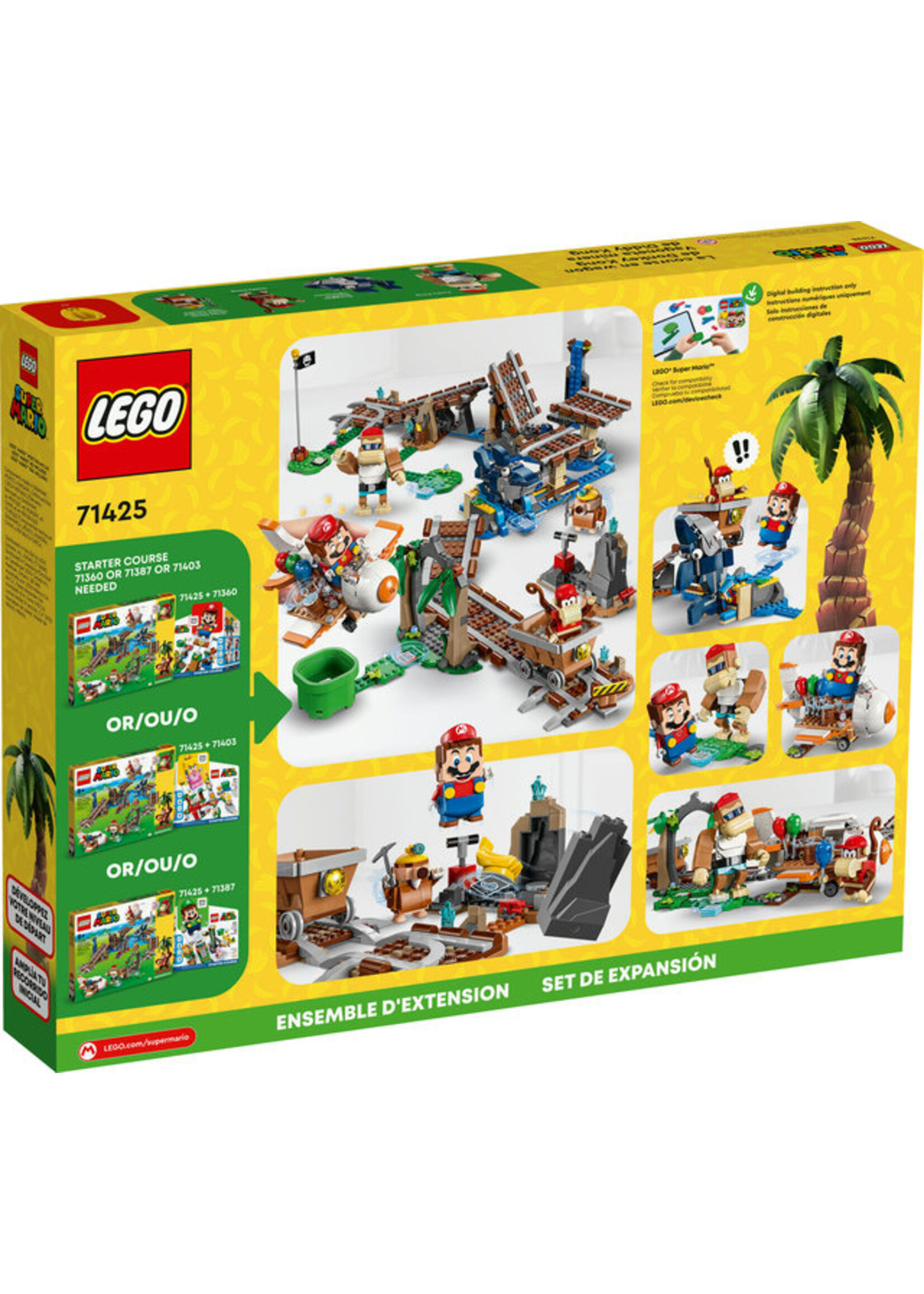 LEGO 71425 - Diddy Kong's Mine Cart Ride Expansion Set