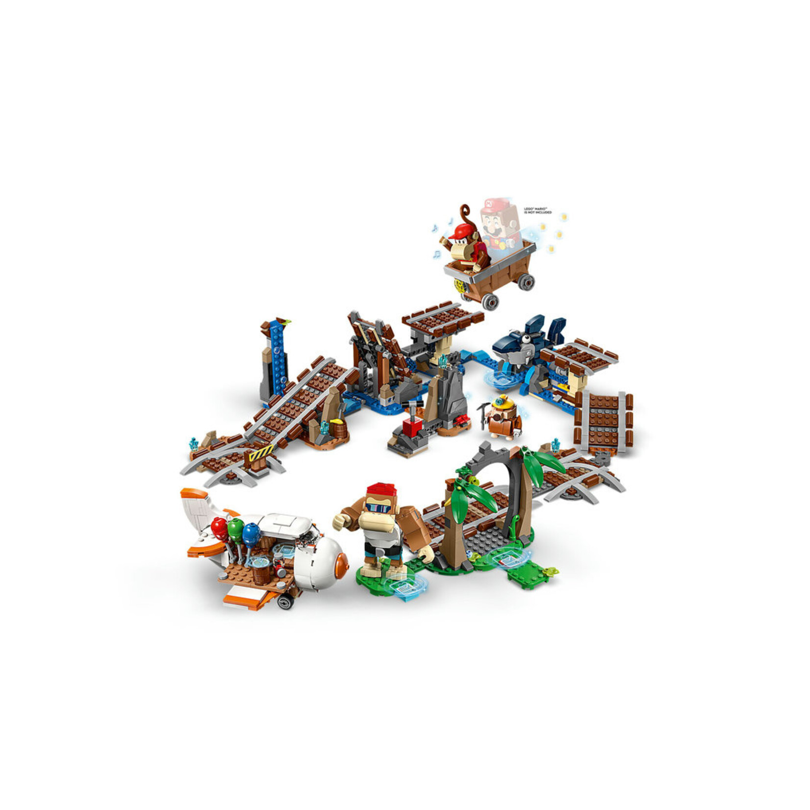 LEGO® Super Mario™ 71425 - Diddy Kong's Mine Cart Ride Expansion Set