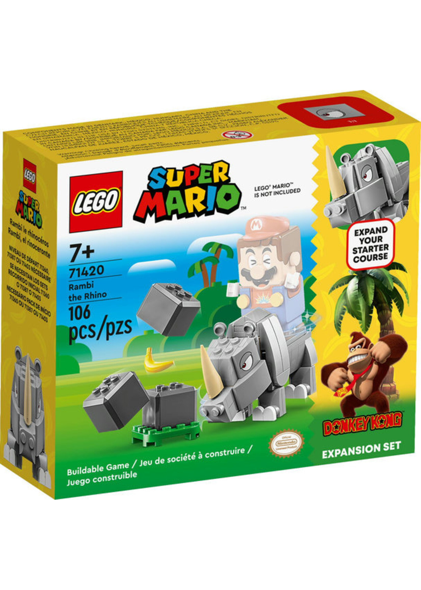 LEGO 71420 - Rambi the Rhino Expansion Set