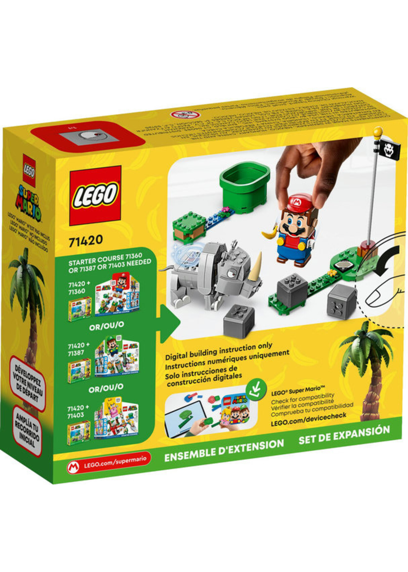 LEGO 71420 - Rambi the Rhino Expansion Set