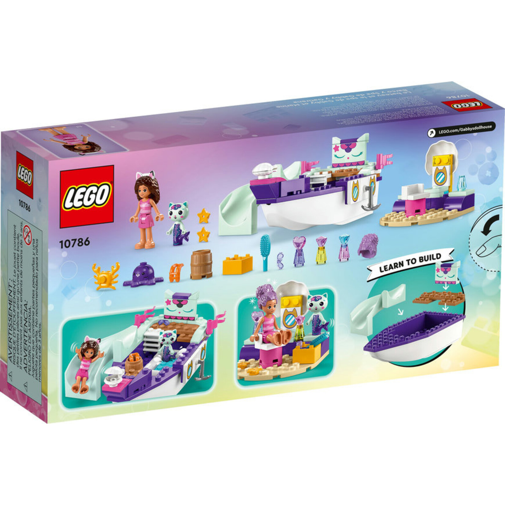 LEGO® Gabby 10786 - Gabby & MerCat's Ship & Spa