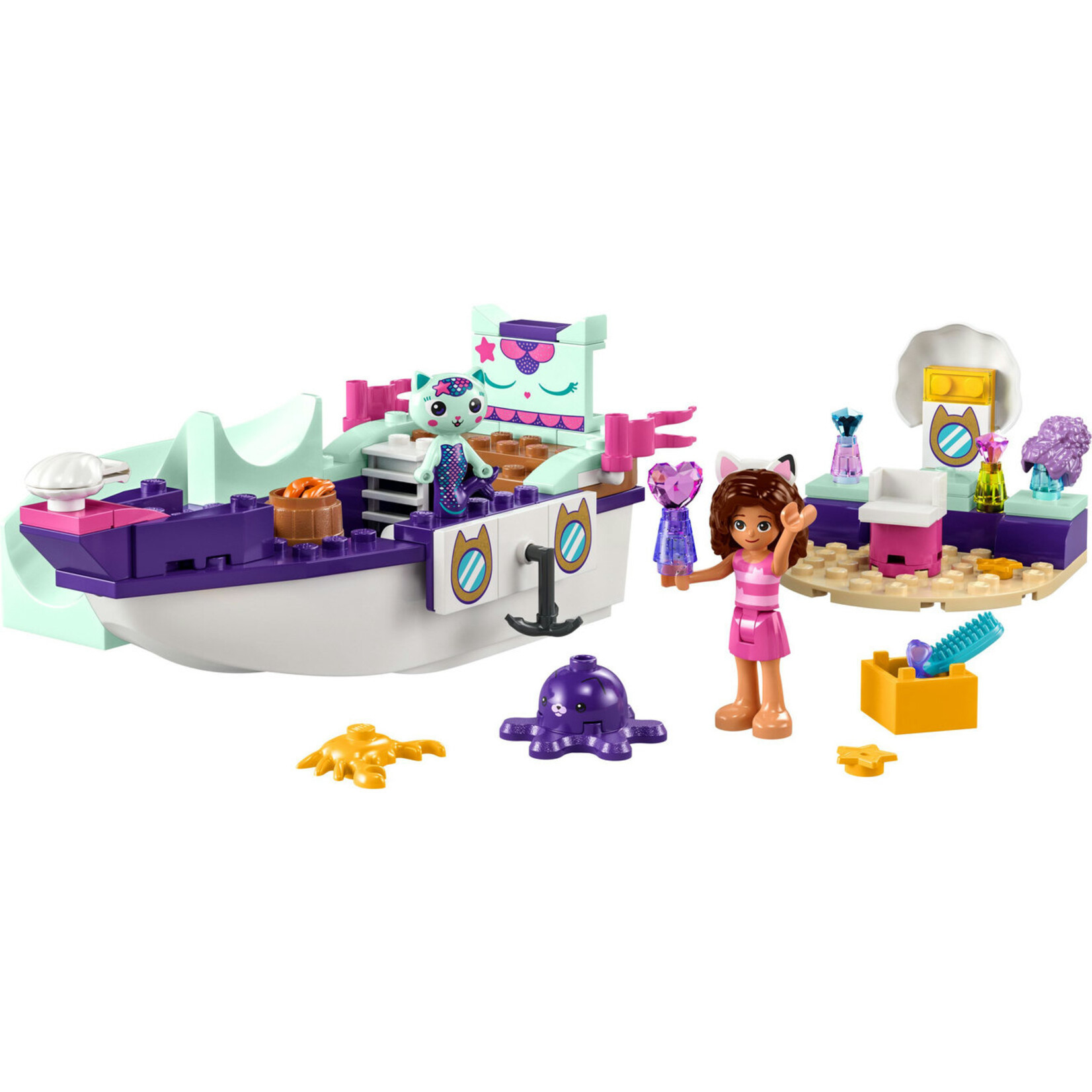 LEGO® Gabby 10786 - Gabby & MerCat's Ship & Spa