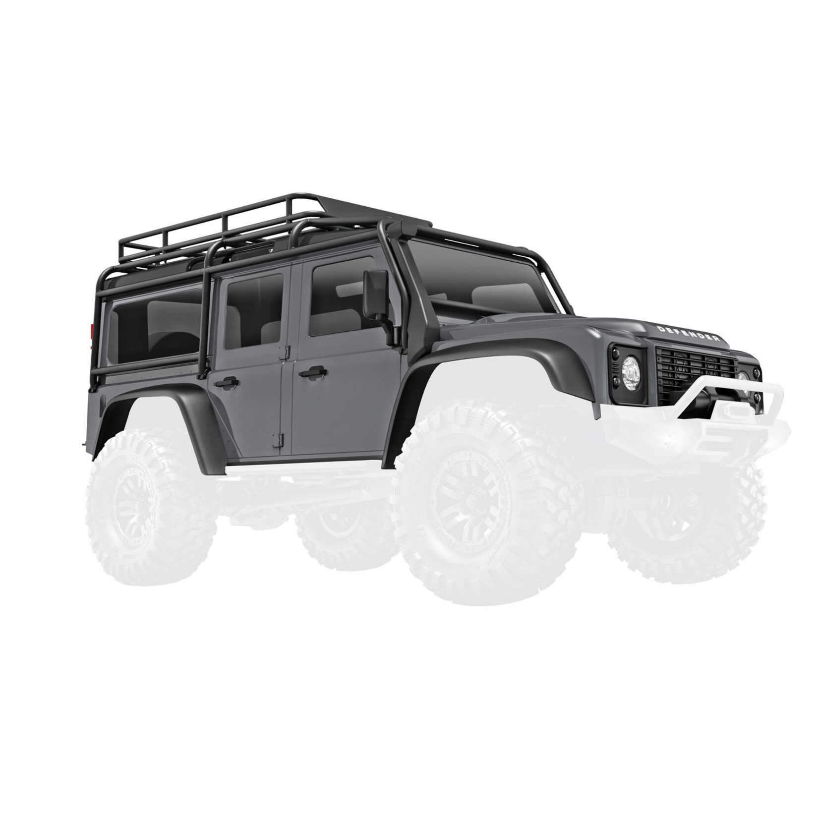 Traxxas 9712-SLVR - TRX-4M Defender Body - Silver