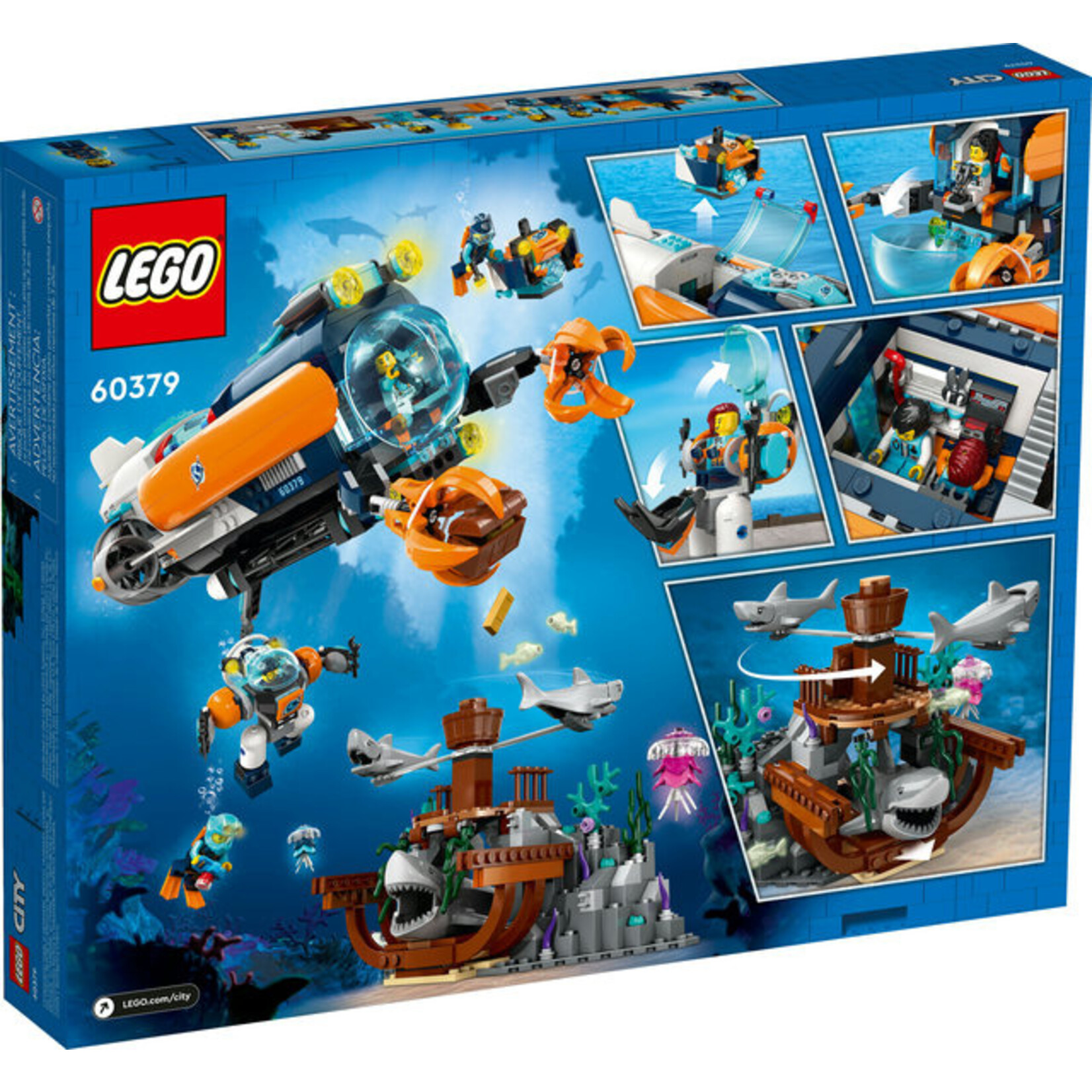 LEGO® City 60379 - Deep-Sea Explorer Submarine