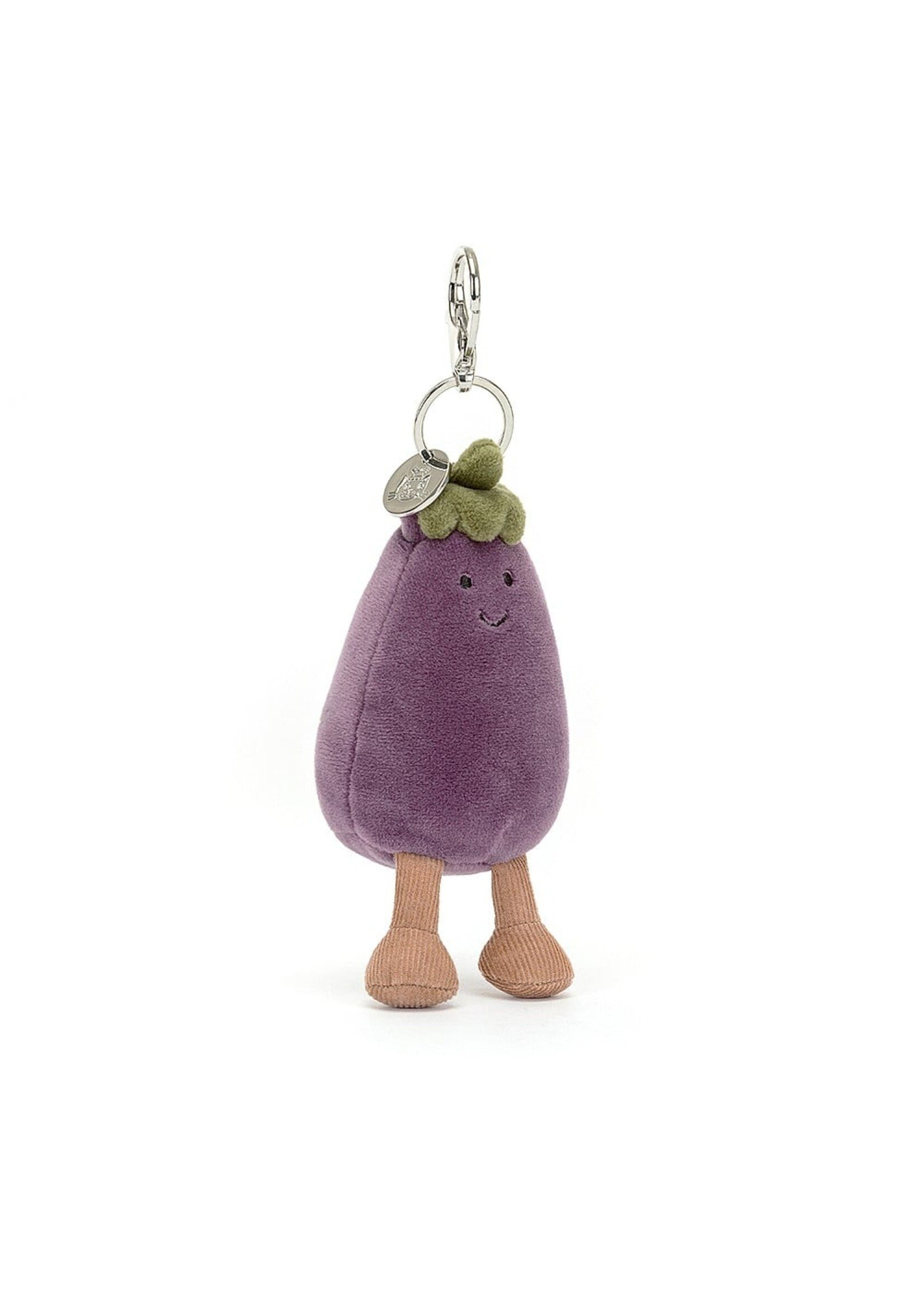 Jellycat Vivacious Eggplant Bag Charm