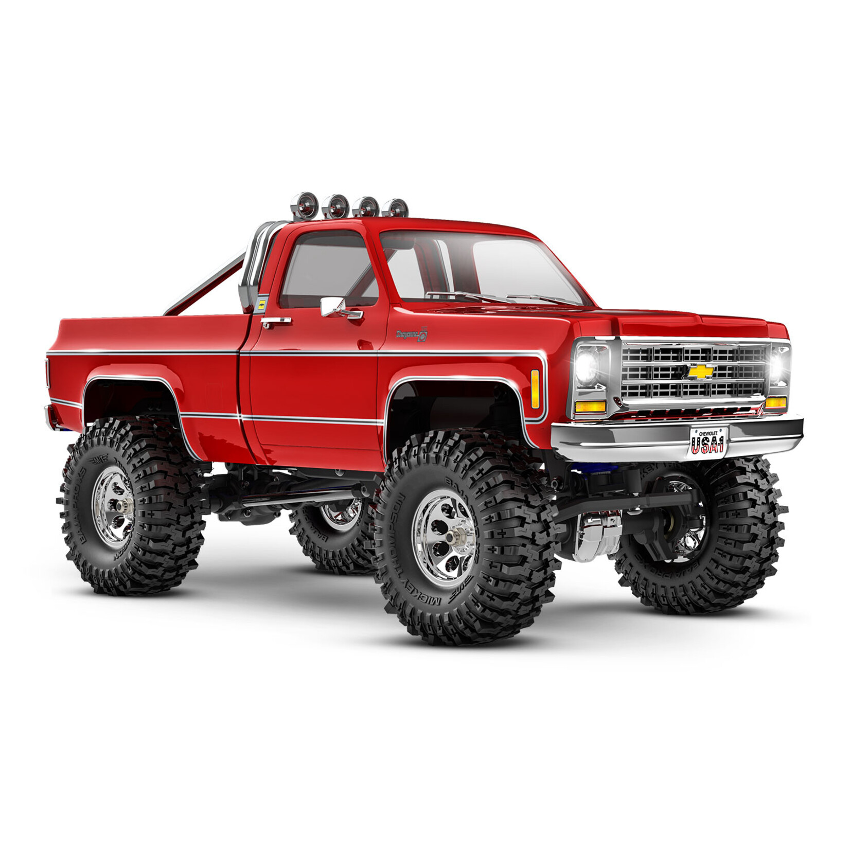 Traxxas 970641RED - 1/18 RTR Scale & Trail 1979 K-10 - Red