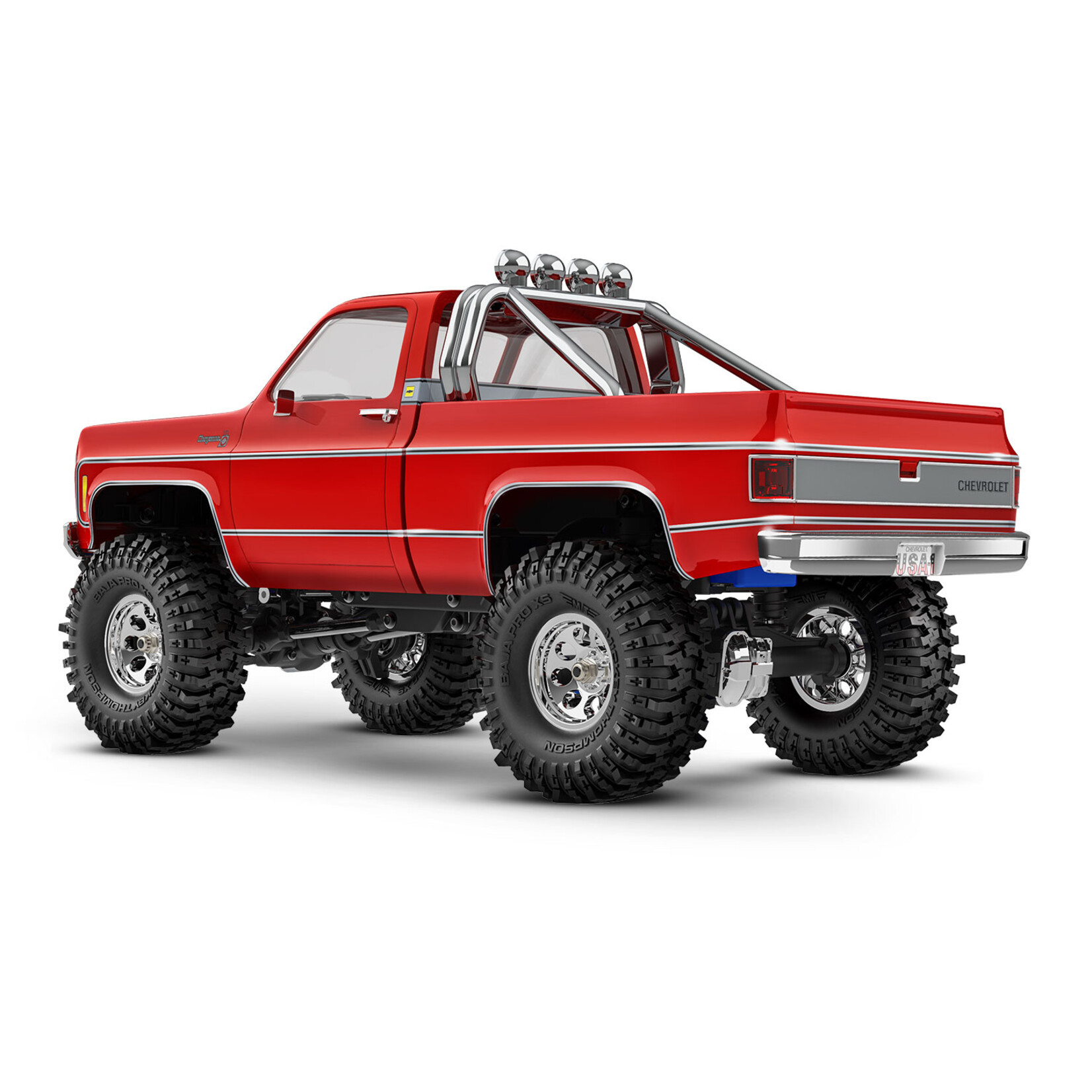 Traxxas 970641RED - 1/18 RTR Scale & Trail 1979 K-10 - Red
