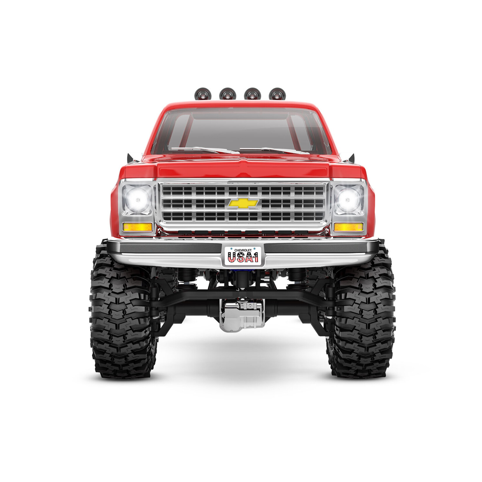 Traxxas 970641RED - 1/18 RTR Scale & Trail 1979 K-10 - Red