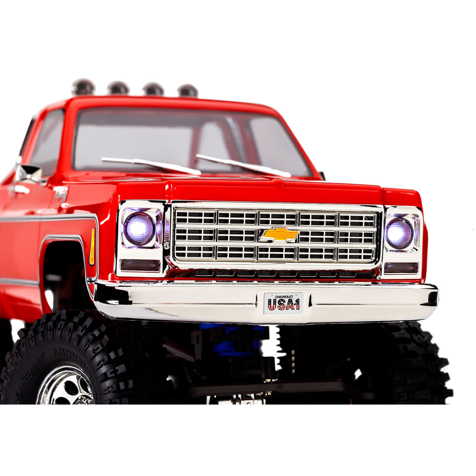 Traxxas 970641RED - 1/18 RTR Scale & Trail 1979 K-10 - Red