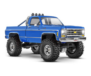 Traxxas 970641BLUE - 1/18 RTR Scale & Trail 1979 K-10 - Blue - Hub