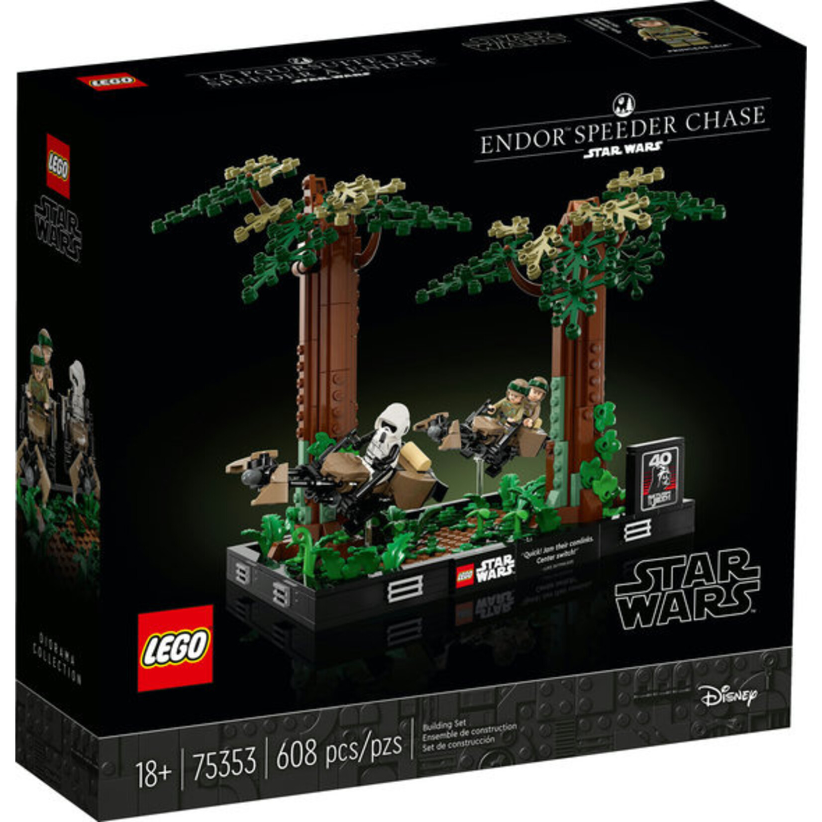 LEGO® Star Wars™ 75353 - Endor Speeder Chase Diorama