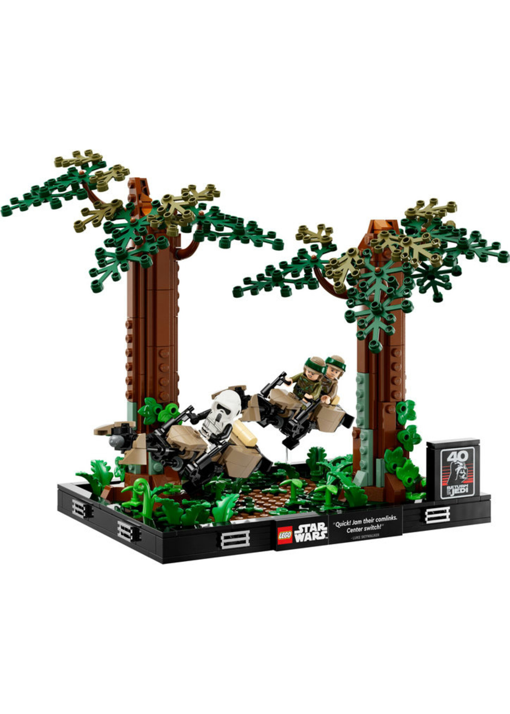 LEGO 75353 - Endor Speeder Chase Diorama
