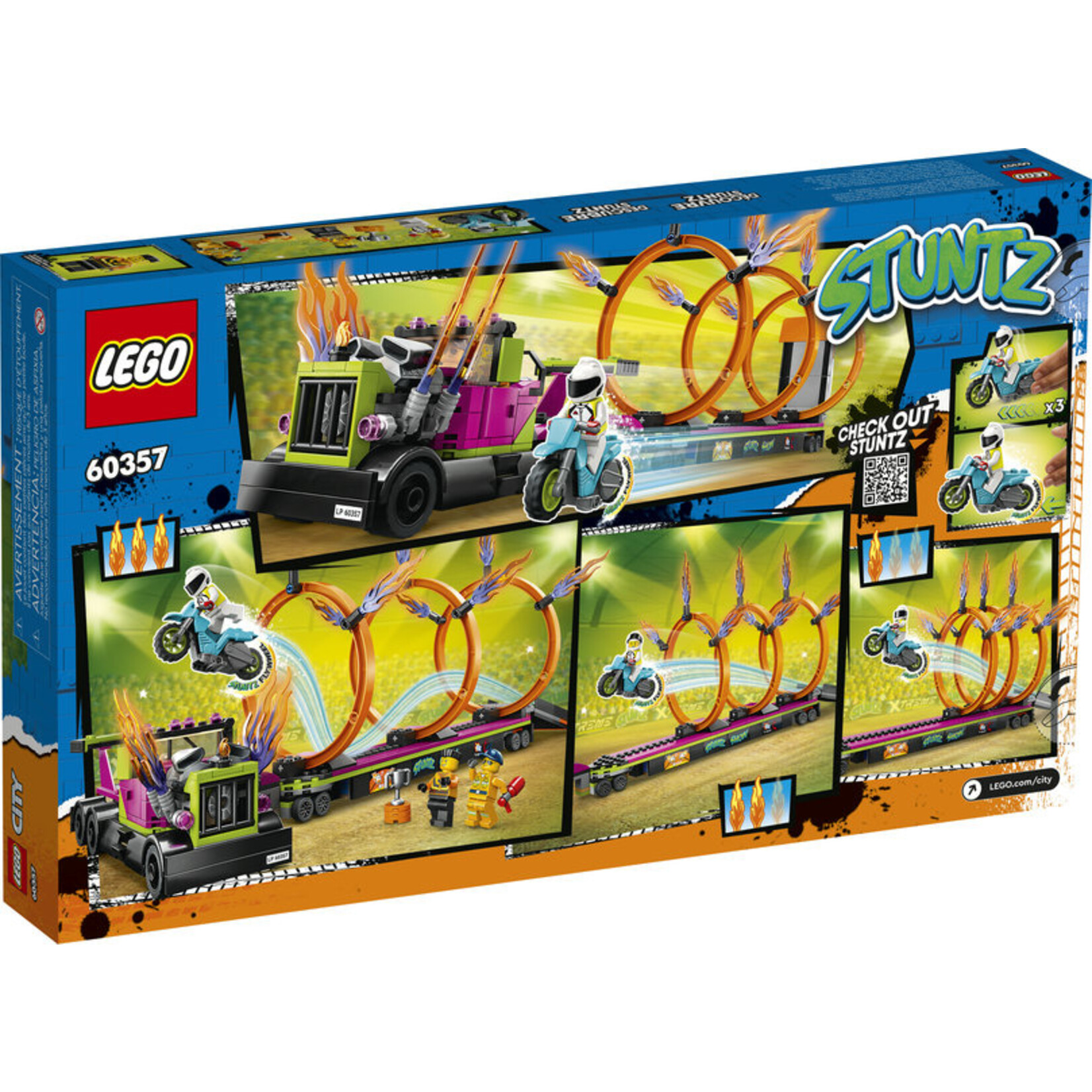 LEGO® City 60357 - Stunt Truck & Ring of Fire Challenge