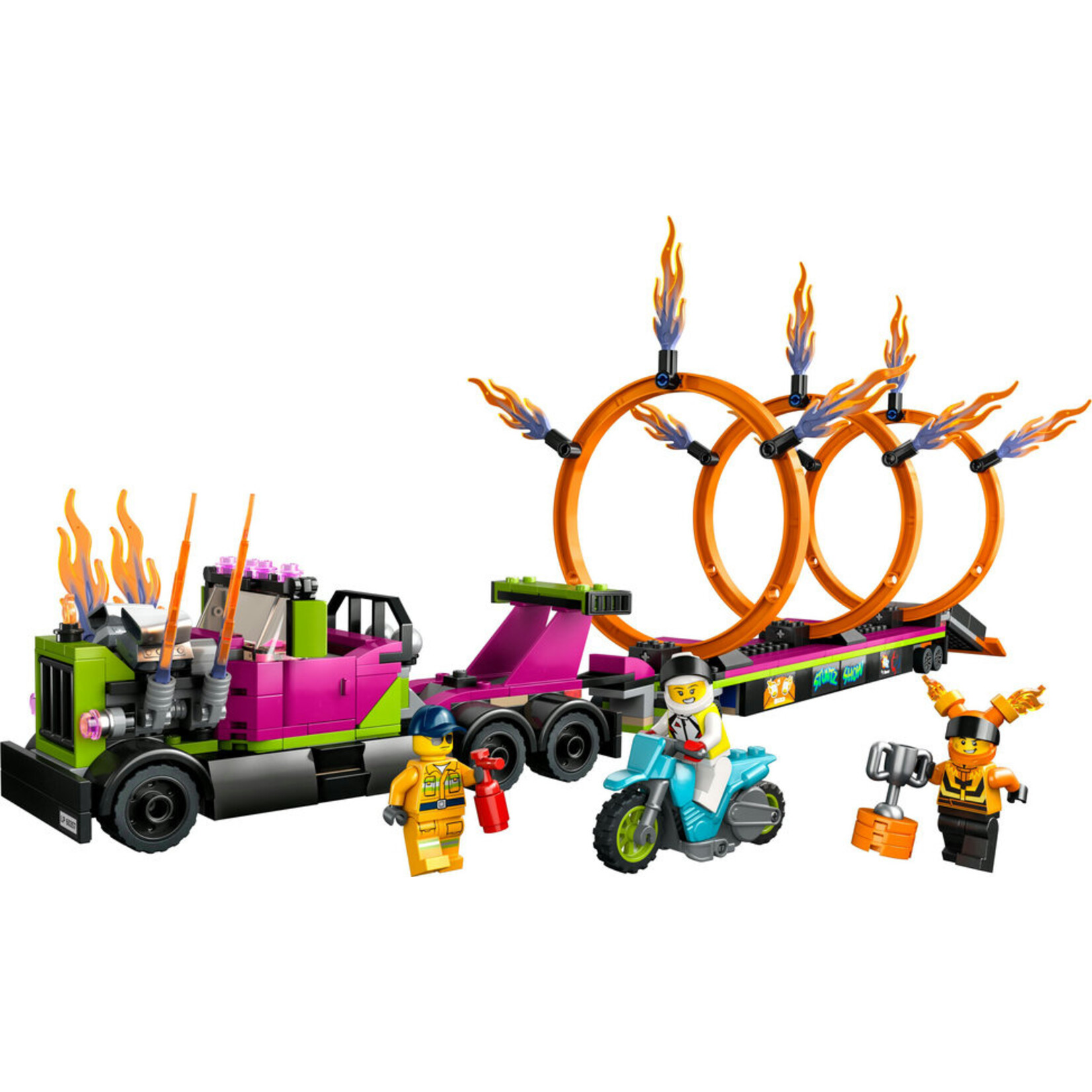LEGO® City 60357 - Stunt Truck & Ring of Fire Challenge
