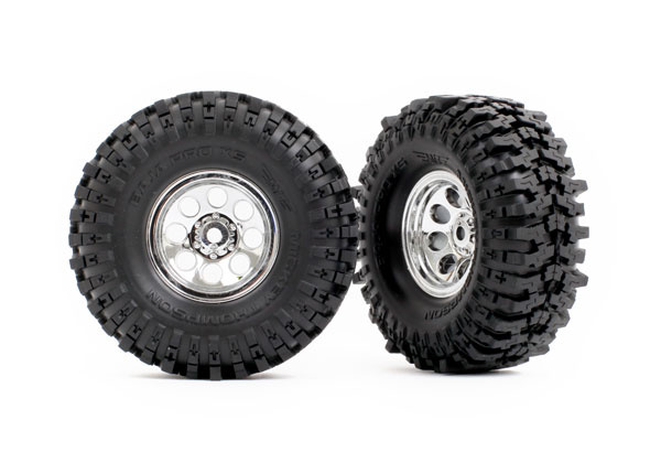 9873 - Chrome Wheel 2.4"X1" Mickey Thompson Tires & Wheels
