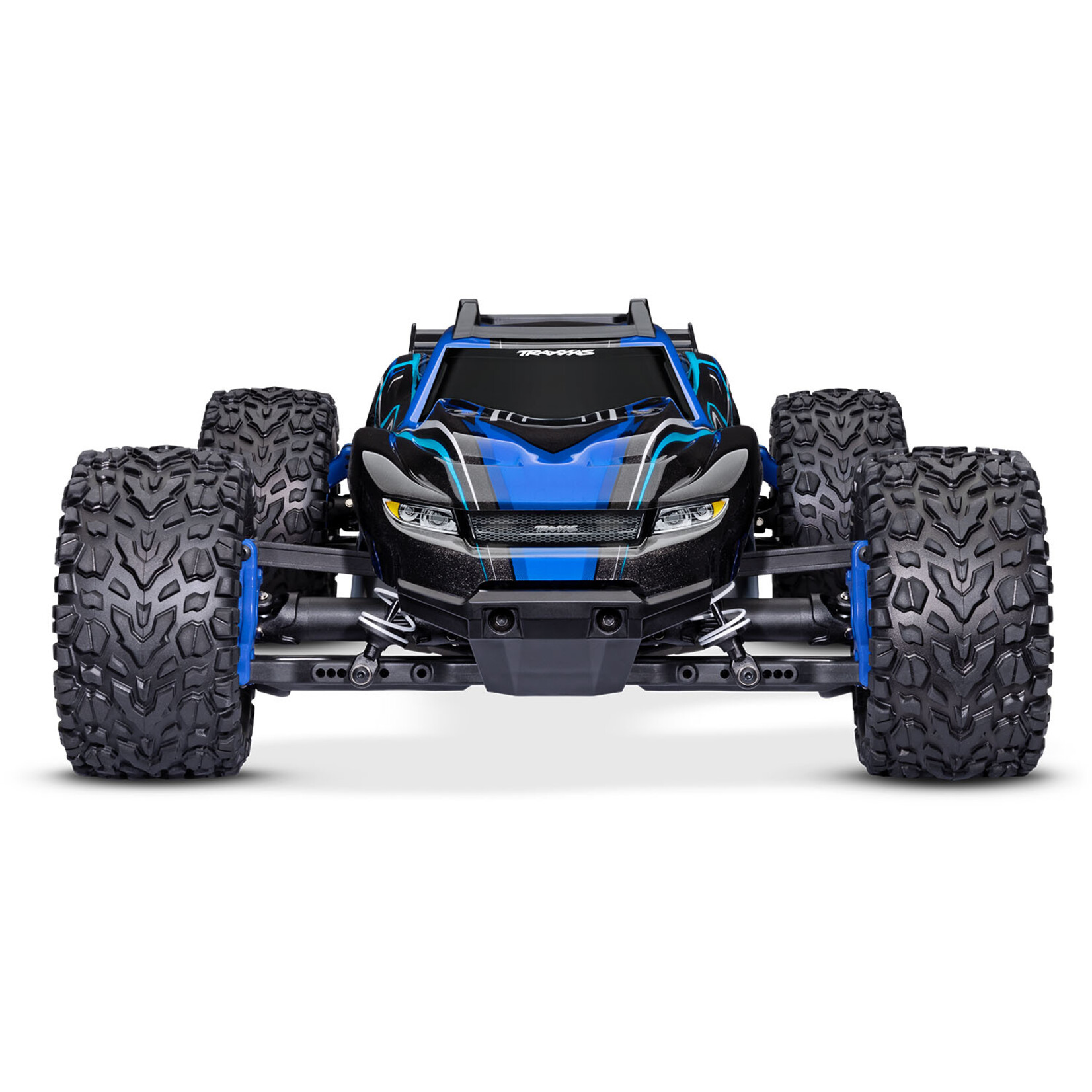 Traxxas 1/10 Rustler 4X4 Brushless BL-2S - Blue