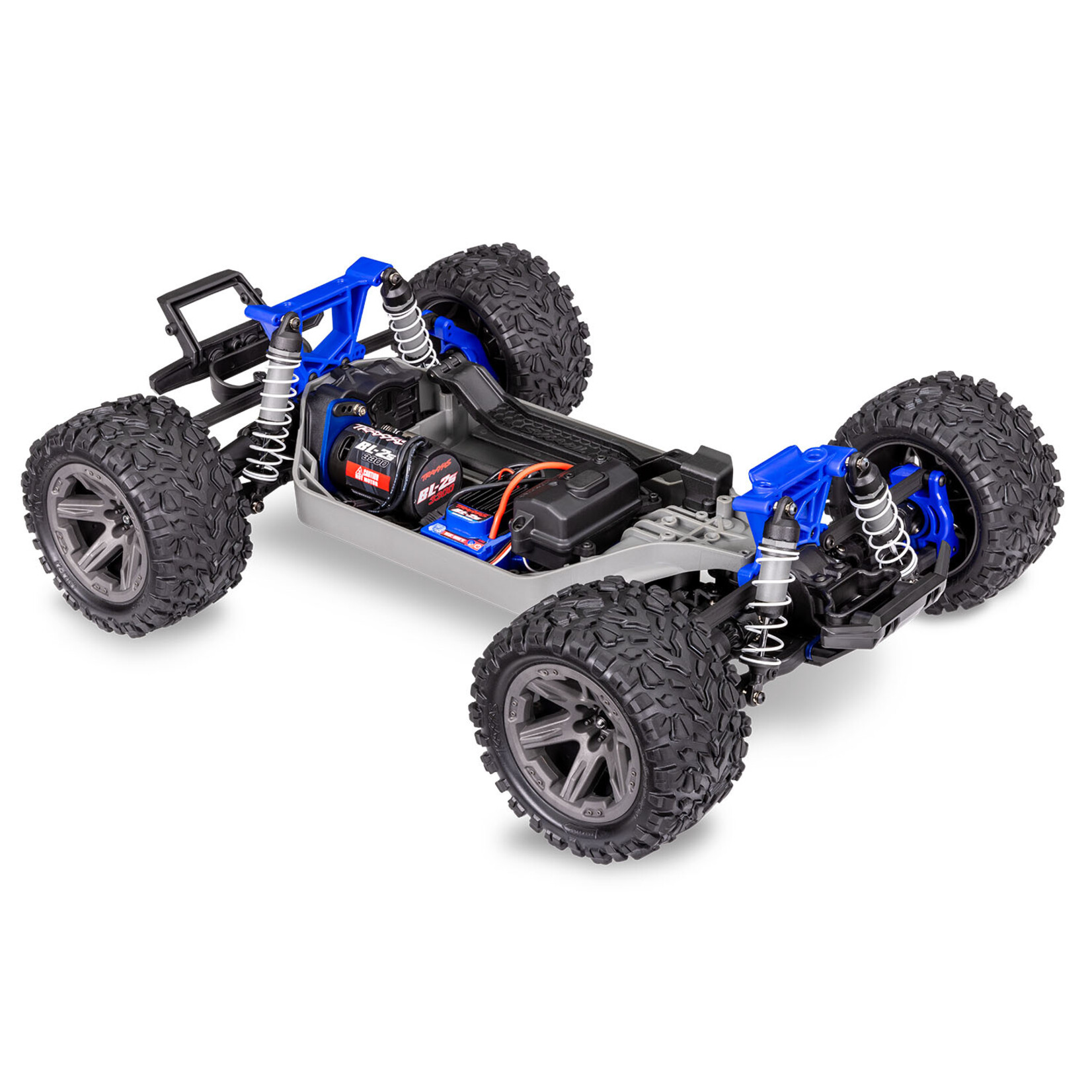 Traxxas 1/10 Rustler 4X4 Brushless BL-2S - Blue