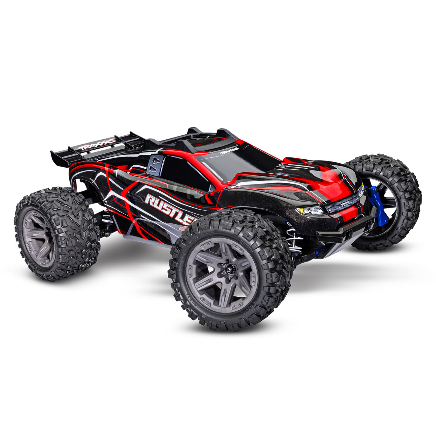 Traxxas 1/10 Rustler 4X4 Brushless BL-2S - Red